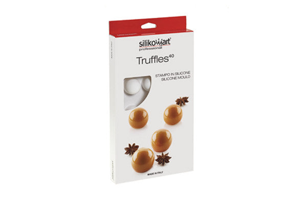 Silikomart™ Medium Truffles 40ml Silicone Mould - Premium Chocolate Candy Mold for Baking, Desserts & DIY Crafts - Perfect for Home Chefs & Professional Bakers