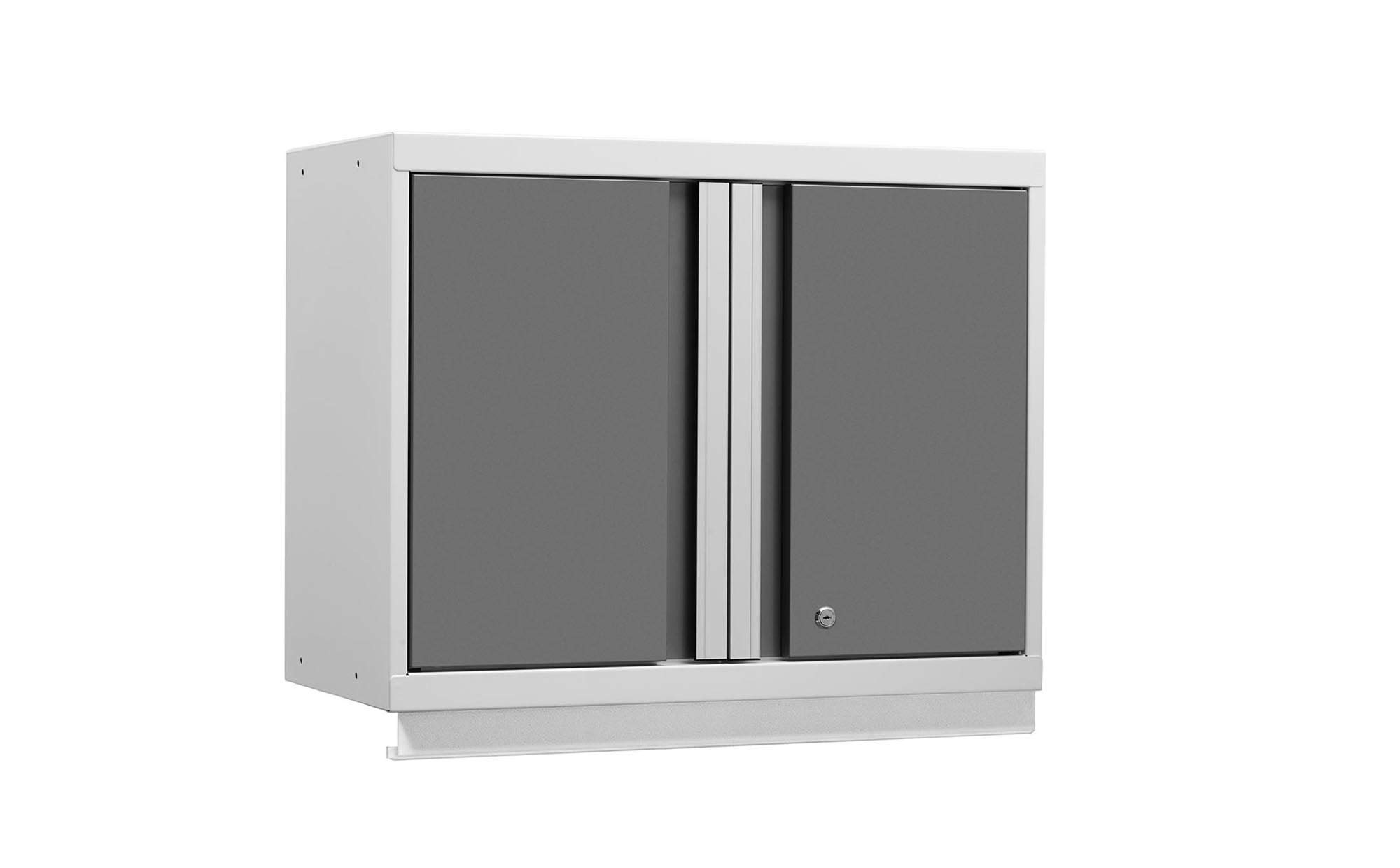 NewAge Products Pro Platinum Wall Cabinet - Heavy Duty Garage Storage Cabinet for Tools & Equipment - Perfect for Garage, Workshop & Home Organization (Model 52400)