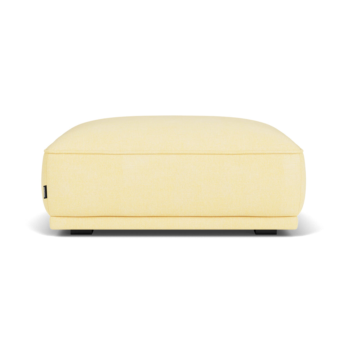 Leonora Fabric Storage Ottoman with Tufted Top - Stylish Footrest, Coffee Table & Extra Seating for Living Room, Bedroom & Dorm
