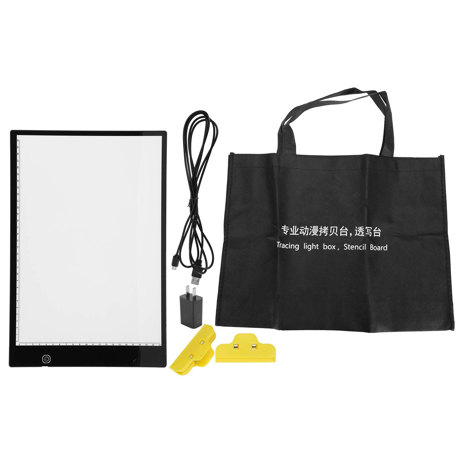 ZJchao LED Light Box - Ultra-Thin A4 Tracing Light Pad for Artists, Drawing, Calligraphy, Sketching & DIY Crafts - Perfect for Tracing, Stenciling, and Hand Lettering Projects
