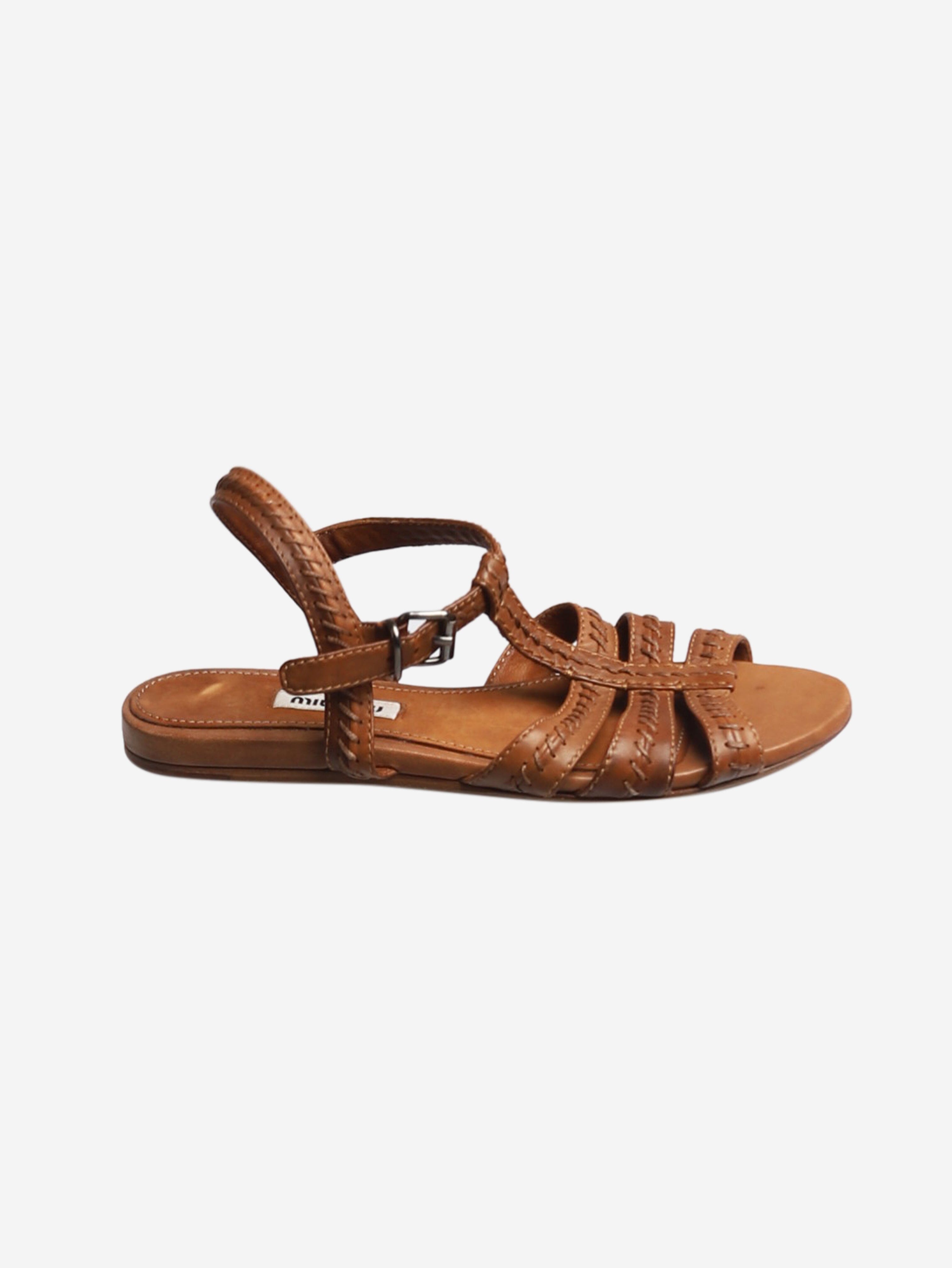Stylish Brown Strappy Open Toe Sandals for Women - Comfortable Summer Beach Walking Shoes | Perfect for Vacations, Outings & Casual Wear