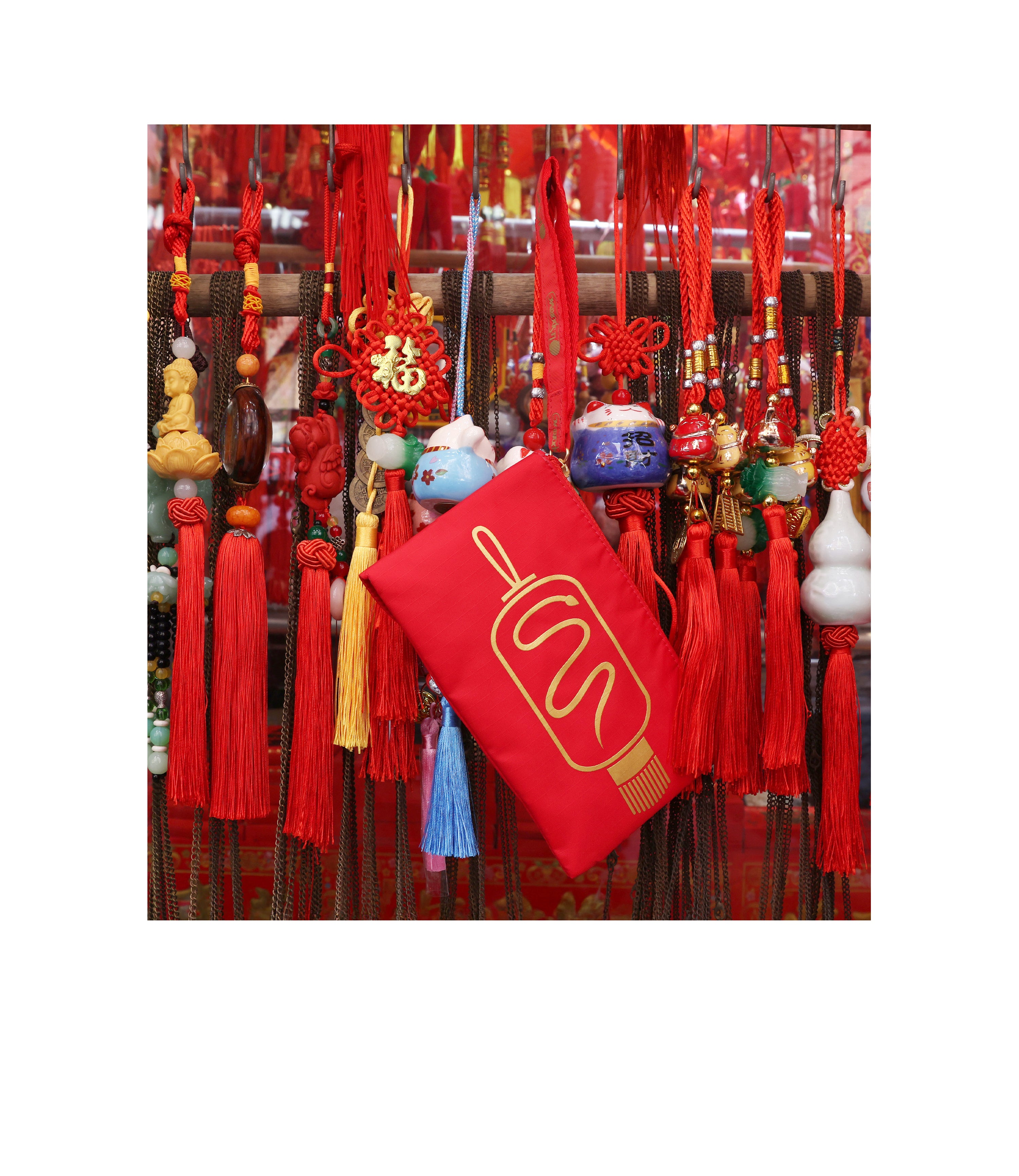 Chinese New Year Red Envelope Wristlet - Lucky Money Pouch for Gifts & Blessings | Perfect for Lunar New Year Celebrations, Weddings, and Special Occasions