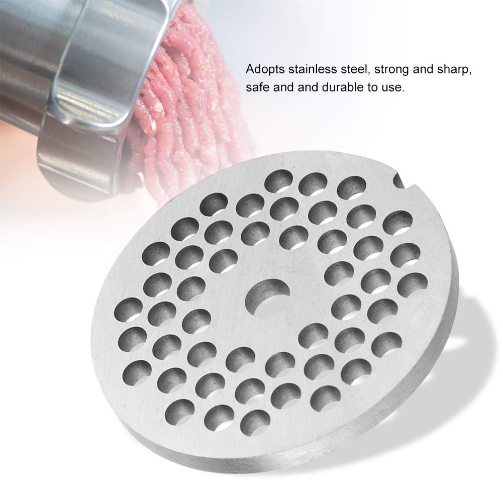 Premium Food Grade Alloy Meat Grinder Replacement Parts - 5mm/7mm Hole Grinding Plates & Knives Set for Kitchen Mixers | Durable Meat Mincer Discs for Home Butchering, Sausage Making & Food Prep