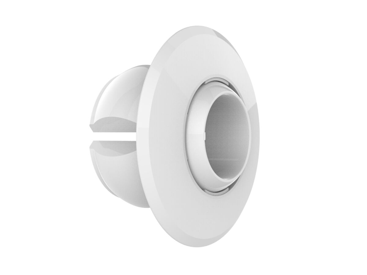 Pentair 40mm White Eyeball Return Fitting for Concrete Pools - Perfect for Water Circulation and Pool Maintenance