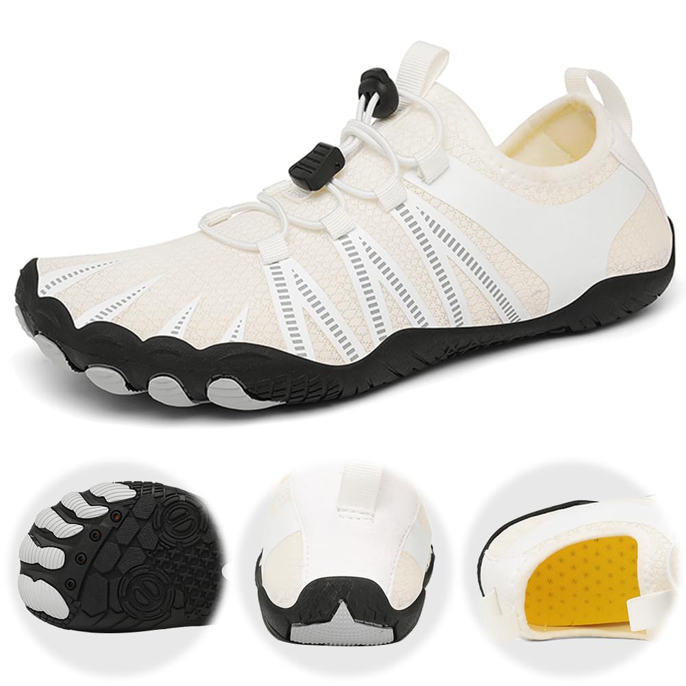 **Barefoot Water Shoes for Women & Men - Quick-Dry Aqua Socks for Hiking, Swimming, Beach, Pool, Surfing & Diving - Breathable Non-Slip Athletic Water Shoes**    *(Perfect for Outdoor Adventures, Water Sports & Casual Wear!)*