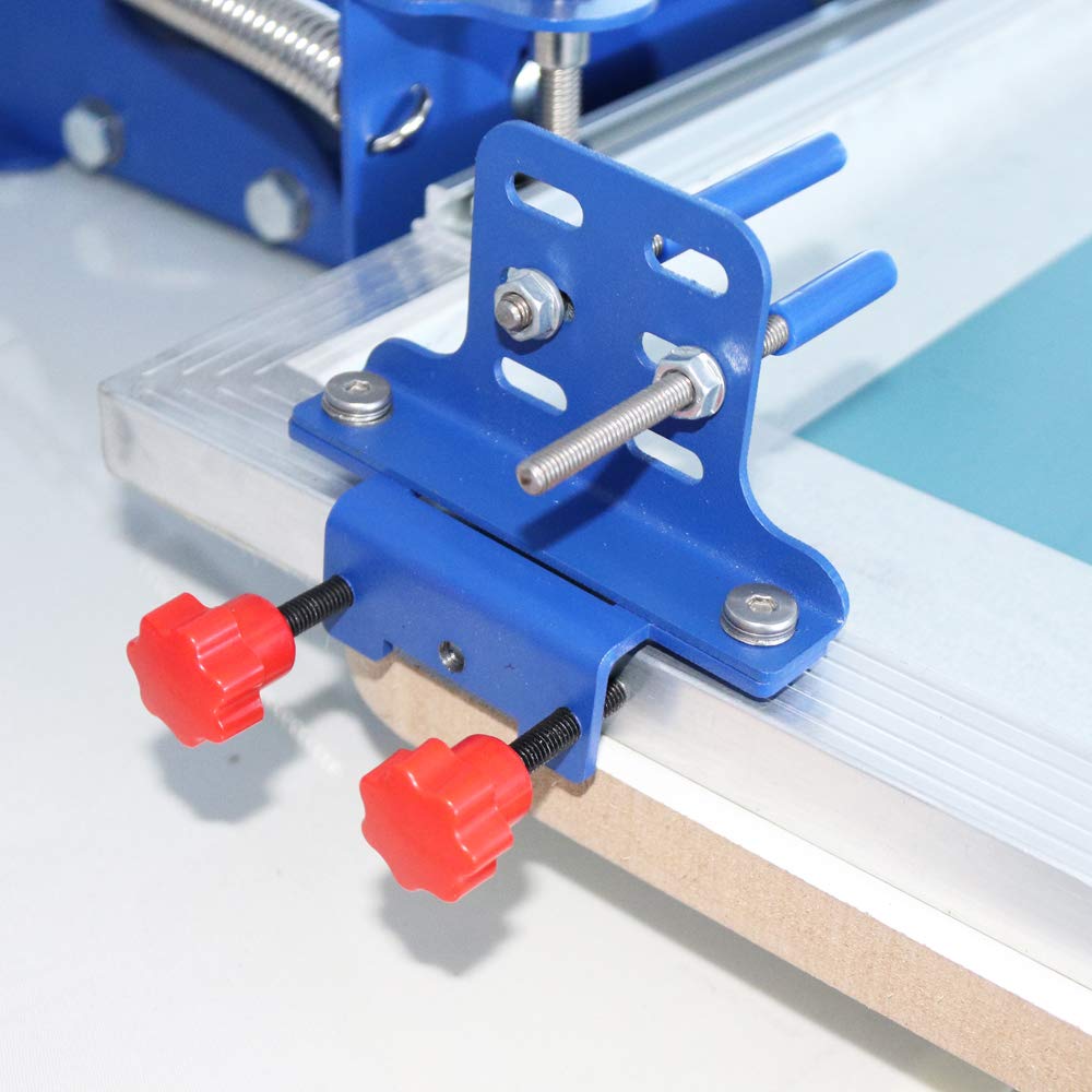TECHTONGDA Silk Screen Printing Squeegee Holder - Professional Screen Printing Squeegee & Ink Scraper Rack Clamp for DIY T-Shirt Printing, Sign Making, and Art Projects