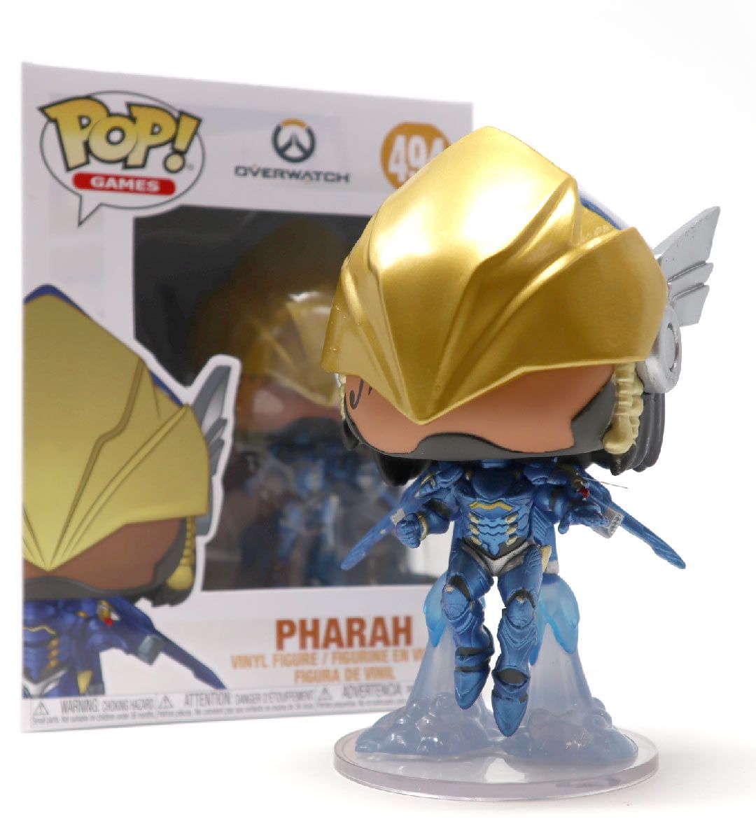 Funko Pop Pharah Victory Pose Overwatch Collectible Figure - Perfect for Gamers, Collectors, and Overwatch Fans
