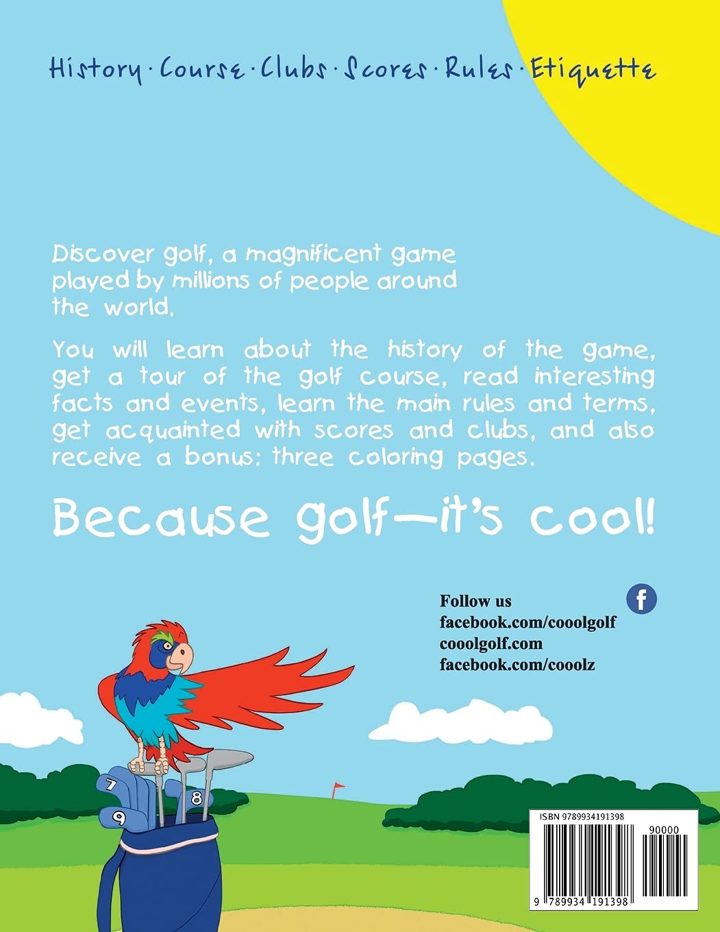 Best Golf Encyclopedia for Kids & Adult Beginners - Fun & Educational Golf Book for Children & New Players | Perfect for Learning Golf Basics at Home or School