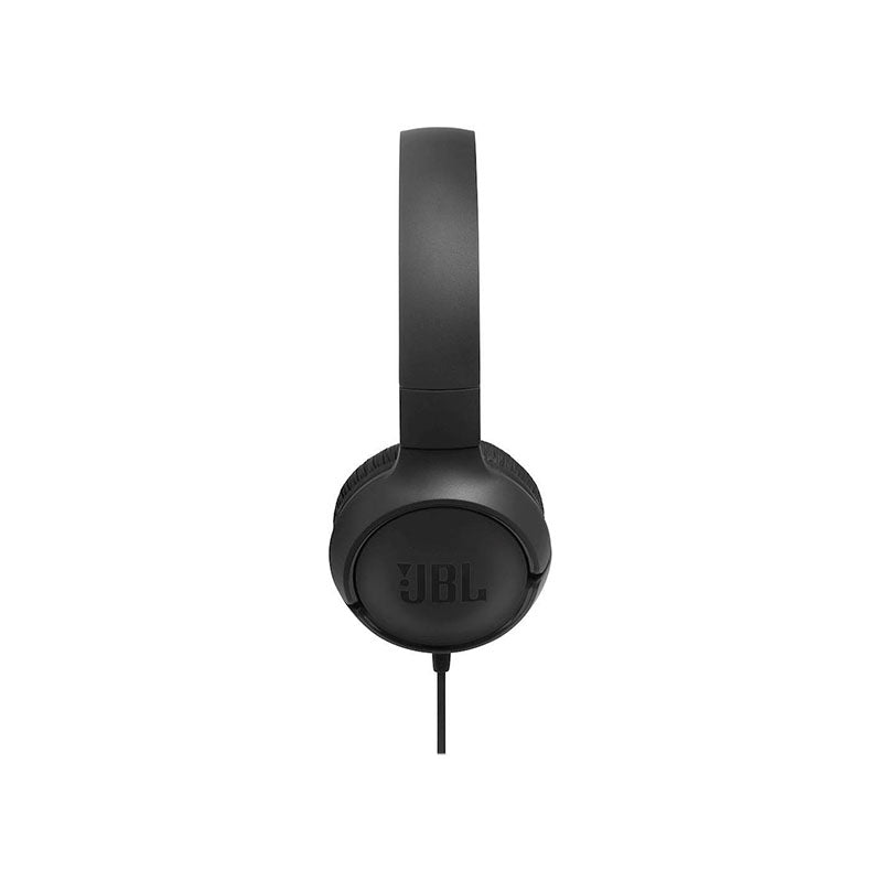 JBL Tune 500 Wired On-Ear Headphones - Black | Noise Isolating for Commuting, Gaming & Work