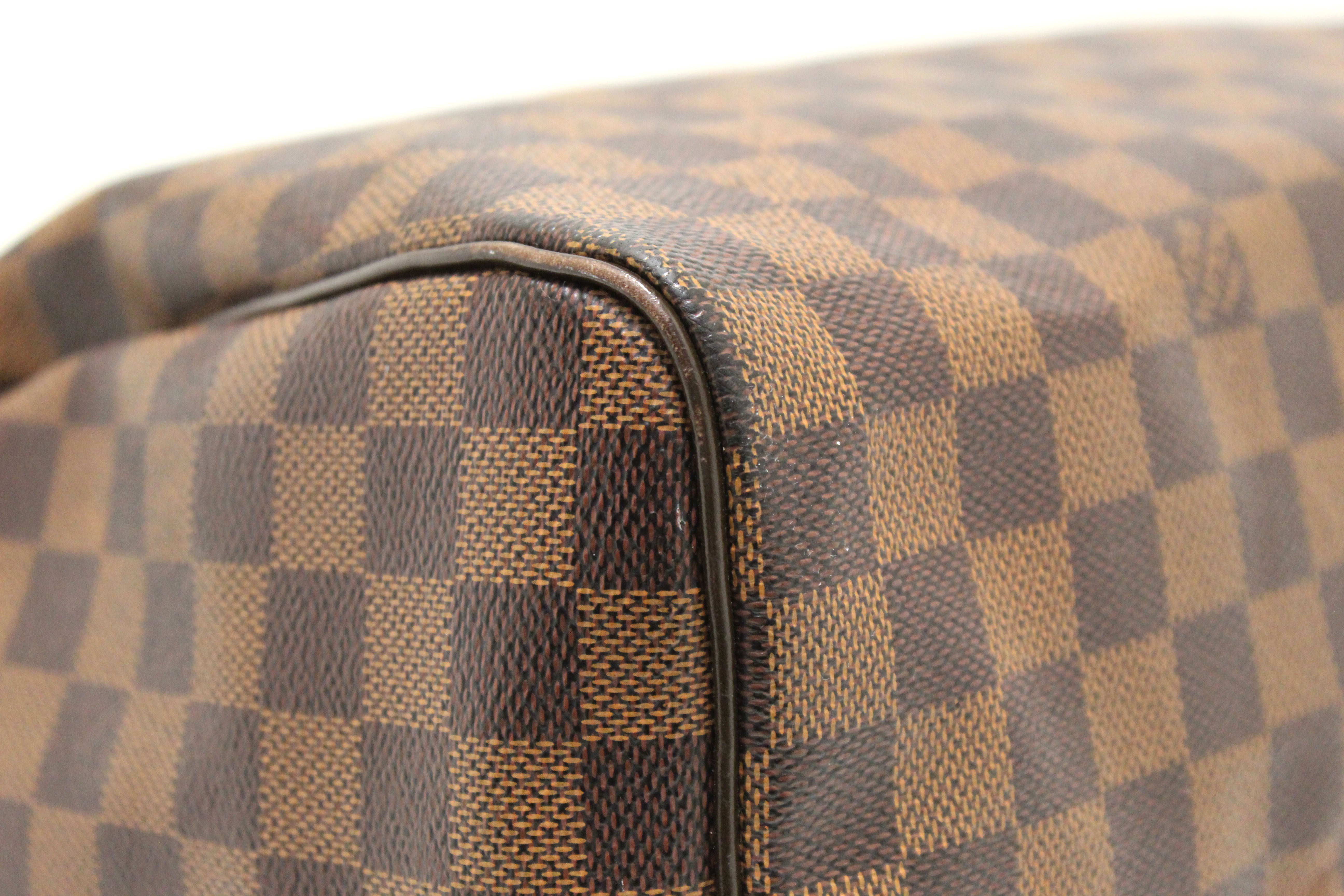 Authentic Louis Vuitton Damier Ebene Speedy 35 Handbag for Women - Luxury Designer Shoulder Bag & Travel Tote - Perfect for Work, Travel & Everyday Use