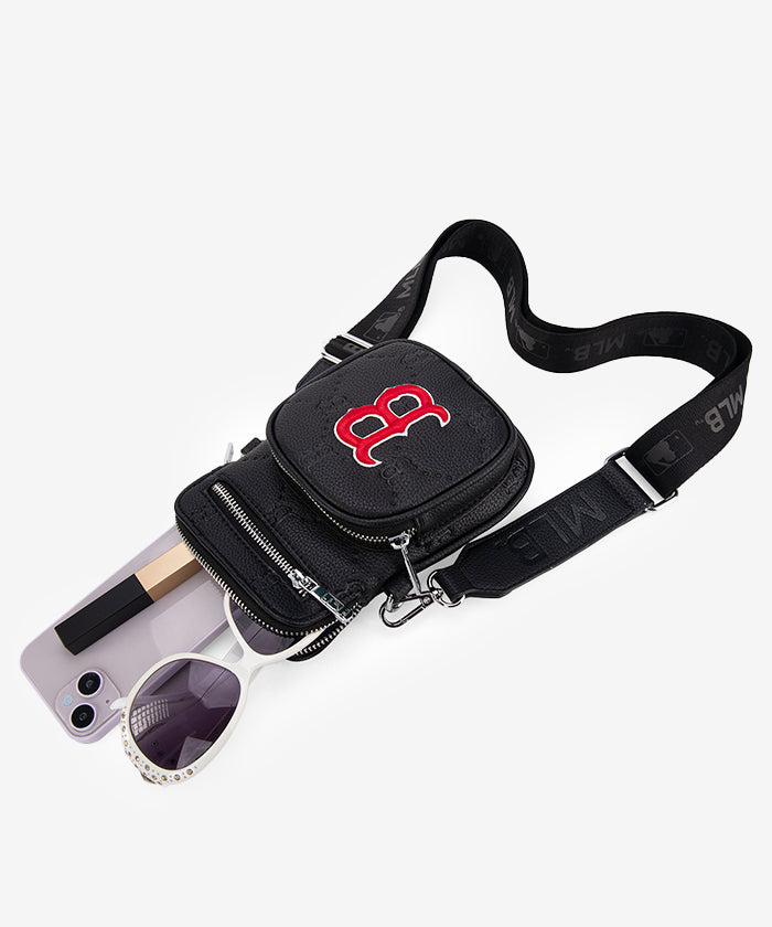 MLB Boston Red Sox Mini Crossbody Bag for Women & Men - Official Licensed Baseball Purse - Perfect for Games, Concerts & Travel Accessories