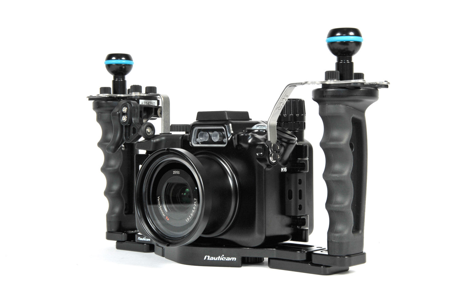 Sony RX100V Pro Underwater Housing Kit with Flexitray, Right Handle, Ball Mounts & Shutter Release - Perfect for Scuba Diving, Snorkeling and Underwater Photography