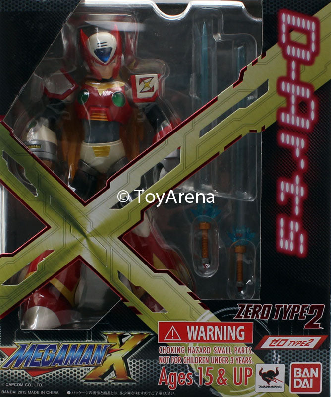 D-Arts Mega Man Zero Type 2 Action Figure - Collectible Video Game Character Model for Display & Gaming Enthusiasts - Perfect for Shelf Decoration, Anime Collections, and Cosplay Props