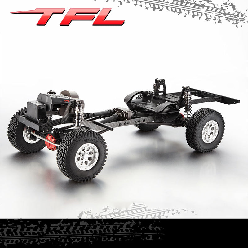 1/10 Scale TFL D110 RC Crawler Car Kit - 334mm Wheelbase, Assembled Chassis & Shell Body (No Electronics) - Off-Road Rock Crawling, Trail Adventure, Hobbyist DIY Project
