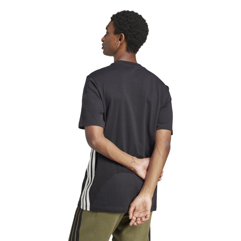 Adidas Men's Essentials 3-Stripes Cotton Jersey T-Shirt - Casual Comfort Fit for Everyday Wear, Gym & Street Style