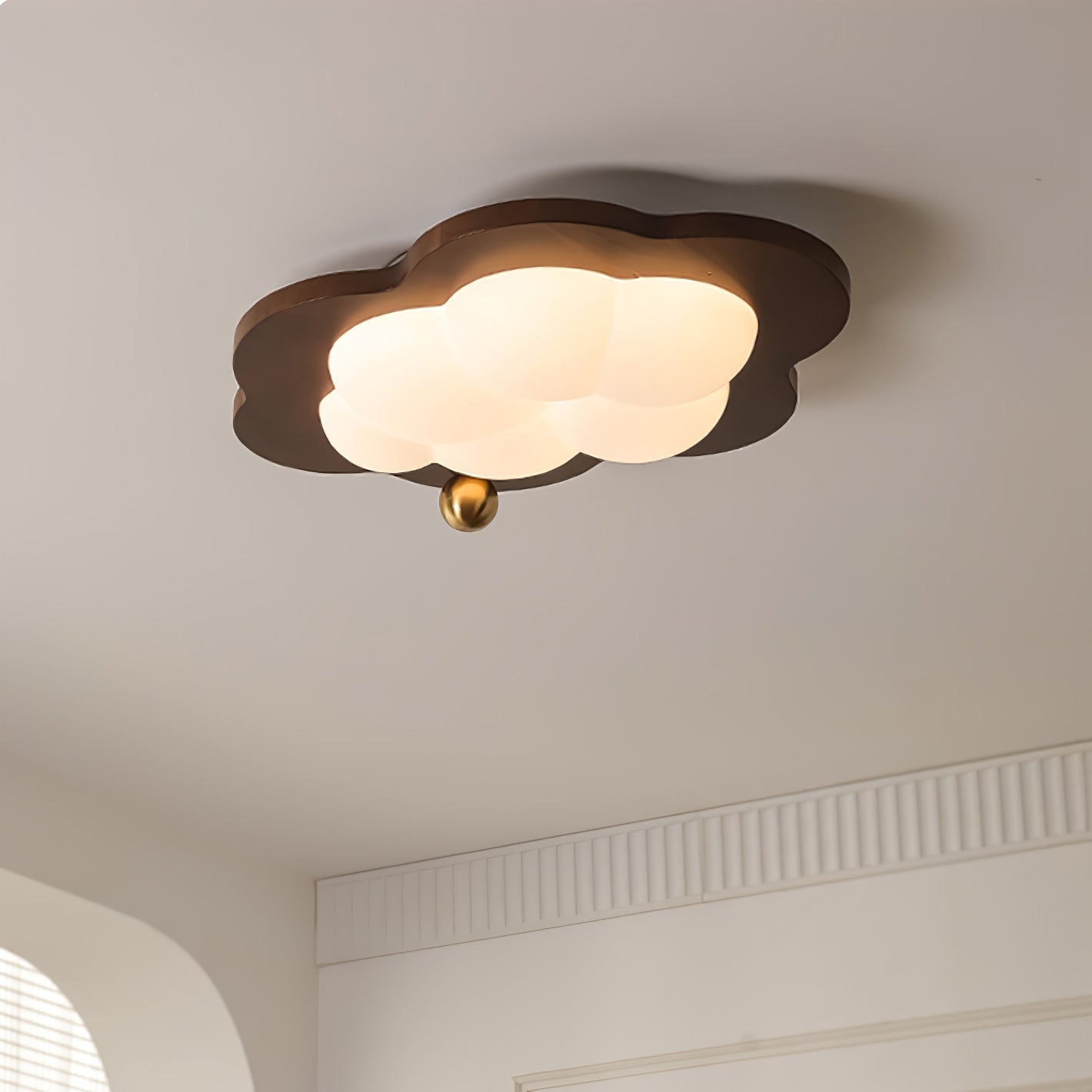Dreamscape Modern Ceiling Light Fixture - Dimmable LED Chandelier for Living Room, Bedroom, Dining Room - Elegant Home Decor Lighting for Indoor Spaces