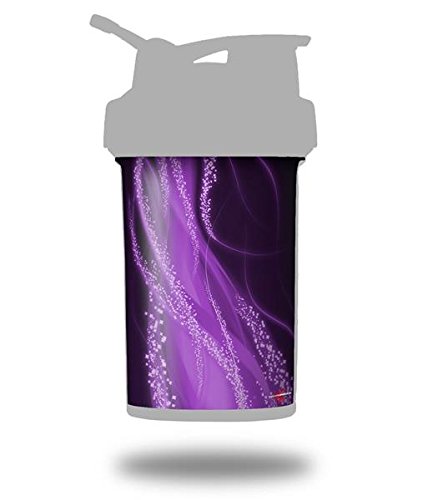 Blender Bottle ProStak 22oz Skin Decal Wrap - Purple Vortex Design for Gym & Sports