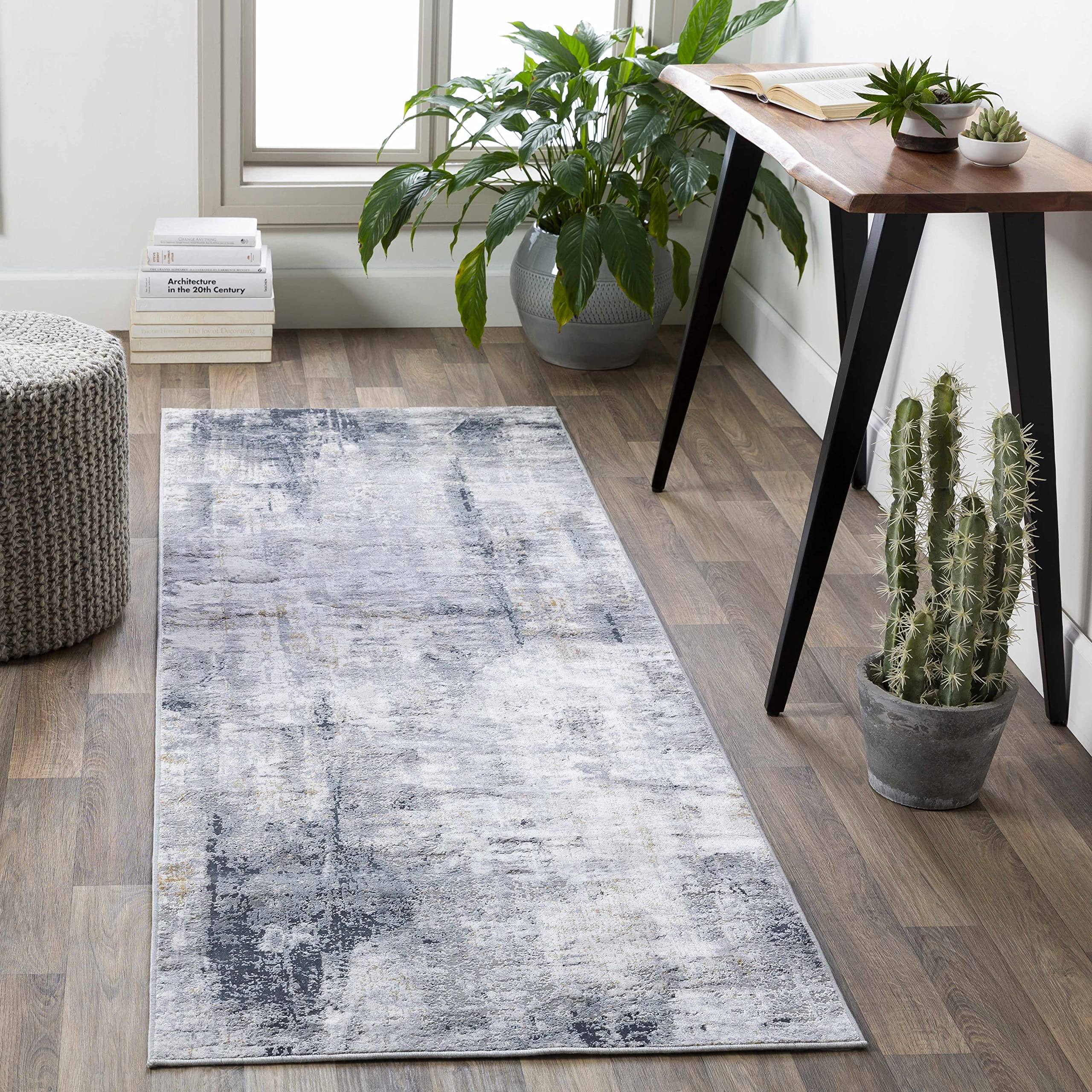 Hauteloom Hayle Modern Gray Area Rug 6'9