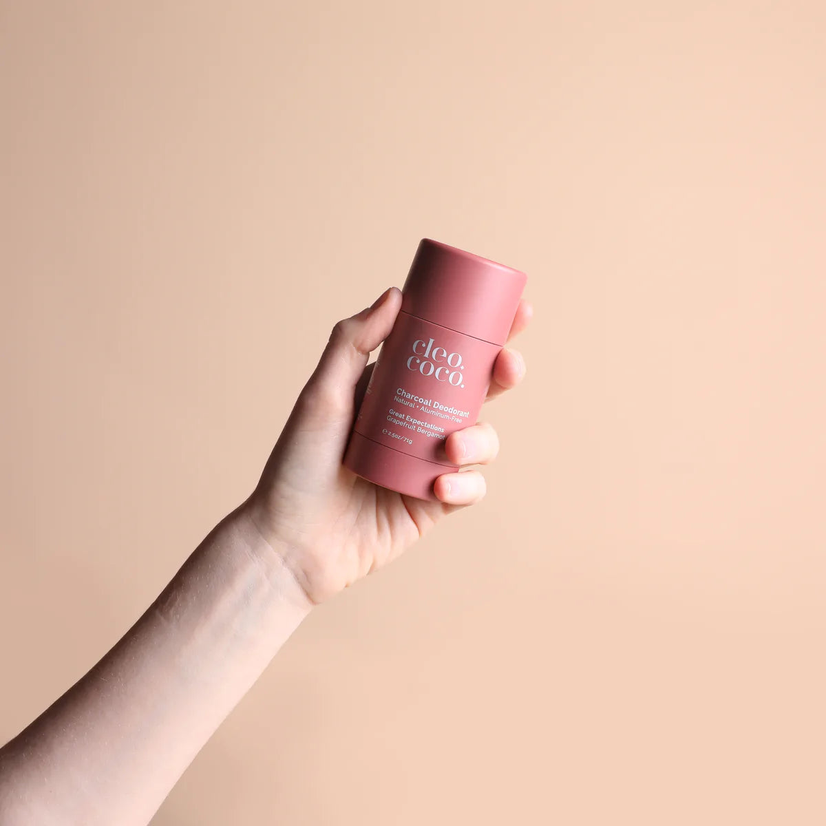 Natural Charcoal Deodorant for Women & Men - Great Expectations Grapefruit Bergamot Scent, Aluminum-Free & Long-Lasting - Perfect for Gym, Work & Daily Freshness