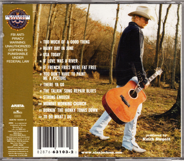 Alan Jackson - What I Do (HDCD Album) | Country Music CD | Perfect for Home Listening & Road Trips