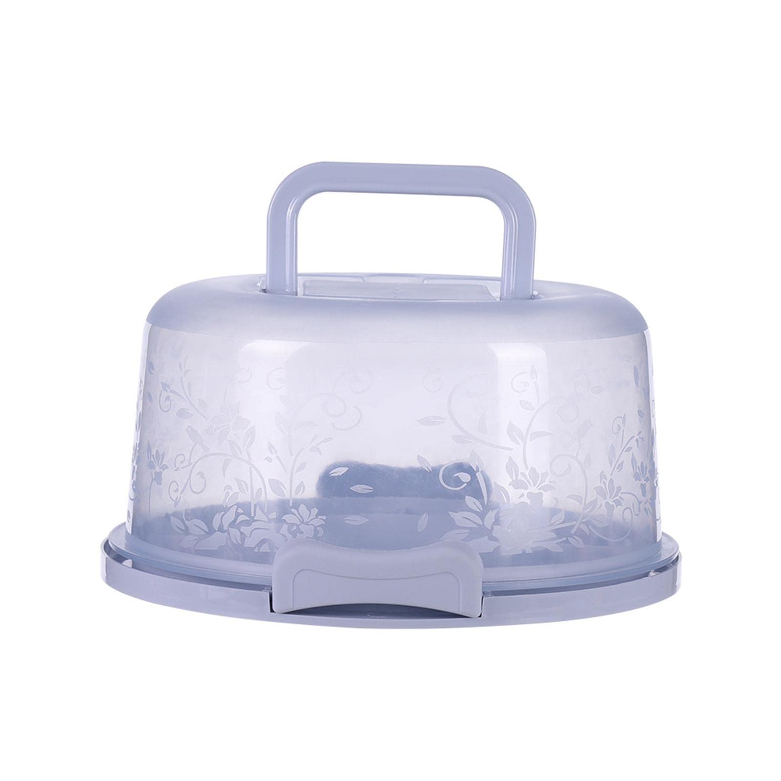 MagiDeal Portable Cake Carrier with Handle - Multi-Purpose Cake Storage Container for Birthday, Dessert, Pies & Party - Blue | Perfect for Home Baking, Picnics & Potlucks