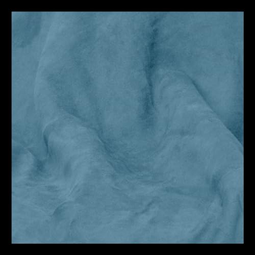 Faux Lambswool & Suede Blue
