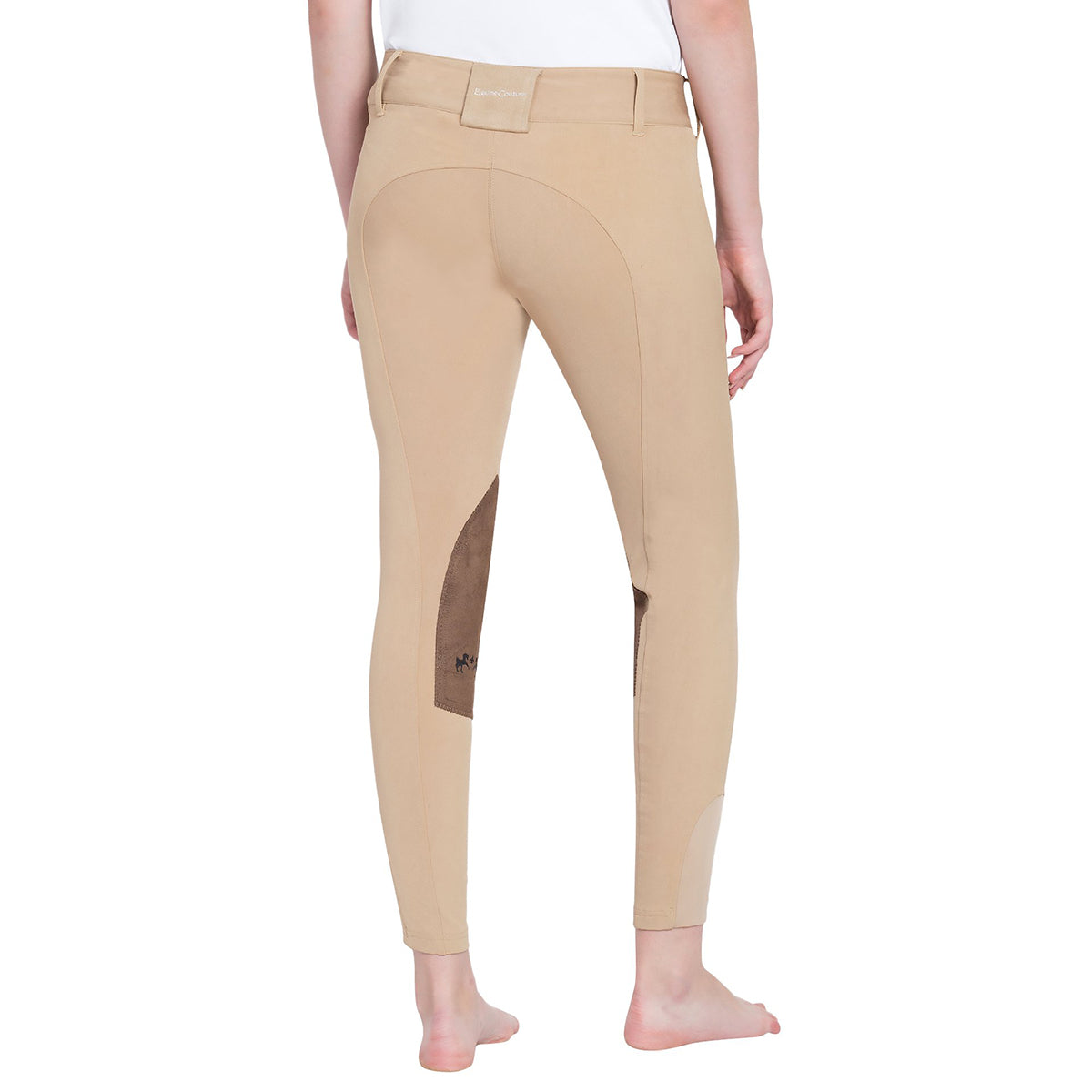 Equine Couture Ladies Coolmax Champion Knee Patch Breeches - Breathable Riding Pants for Equestrian & Horseback Riding - Perfect for Show Jumping, Dressage & Training