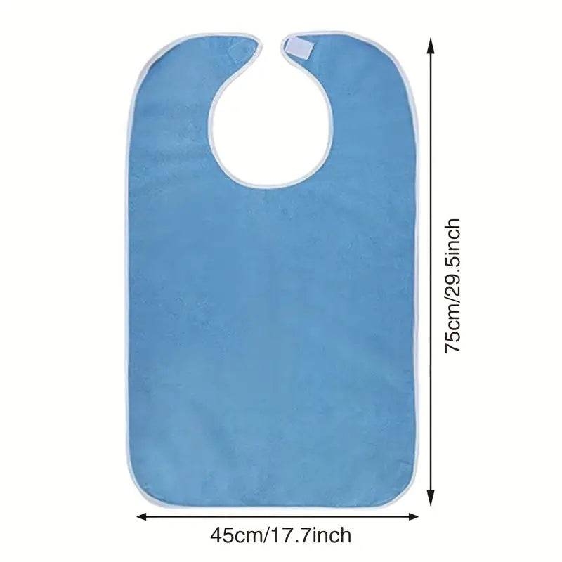 Washable Adult Bibs for Eating - Reusable Dining Protectors for Seniors & Adults - Perfect for Mealtime, Travel & Restaurants