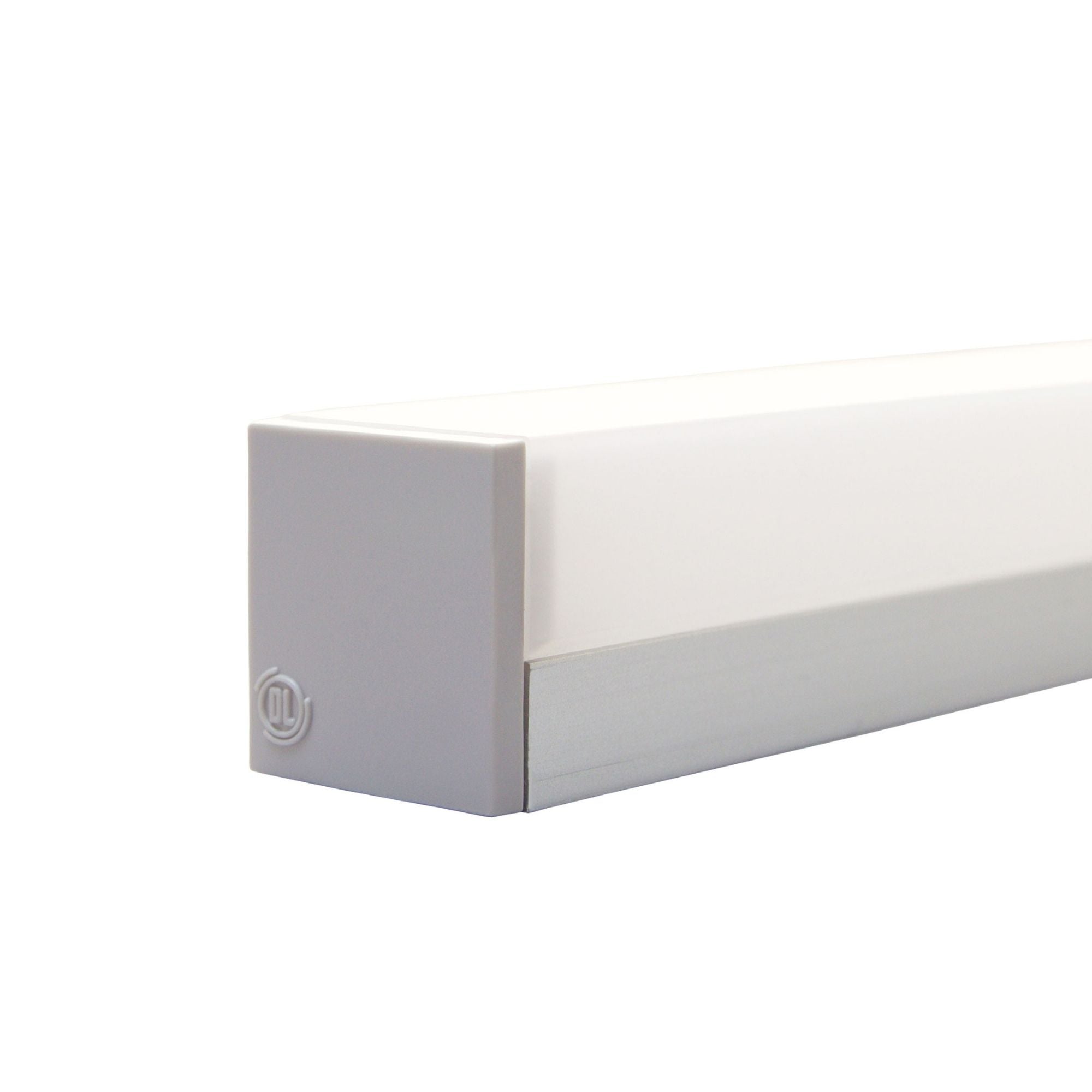 48 Slim Channel LED Light Fixture with Premium Diffusion Lens - White | Energy Efficient Lighting for Home, Office & Commercial Spaces