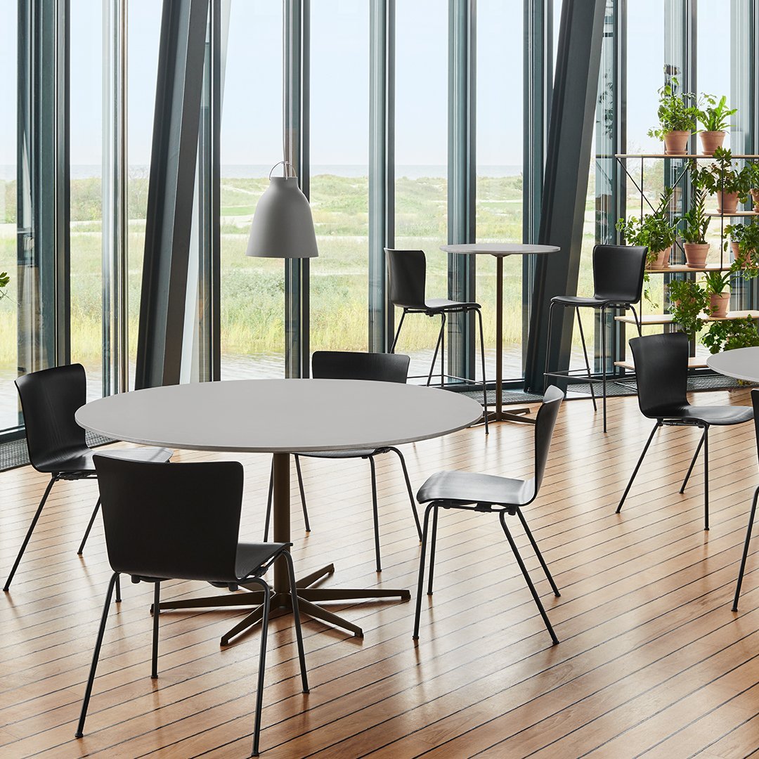 Round Bar Table - Modern & Stylish Counter Height Table for Kitchen, Dining Room, or Outdoor Patio - Perfect for Entertaining & Small Spaces