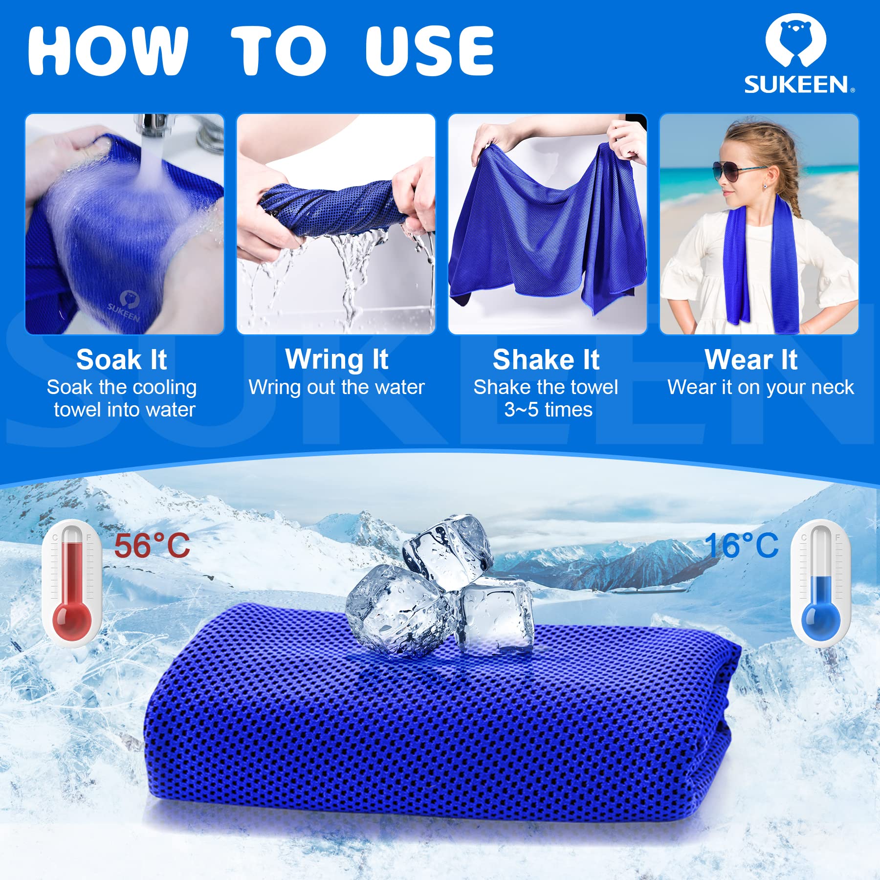 Sukeen Kids Cooling Towel (31