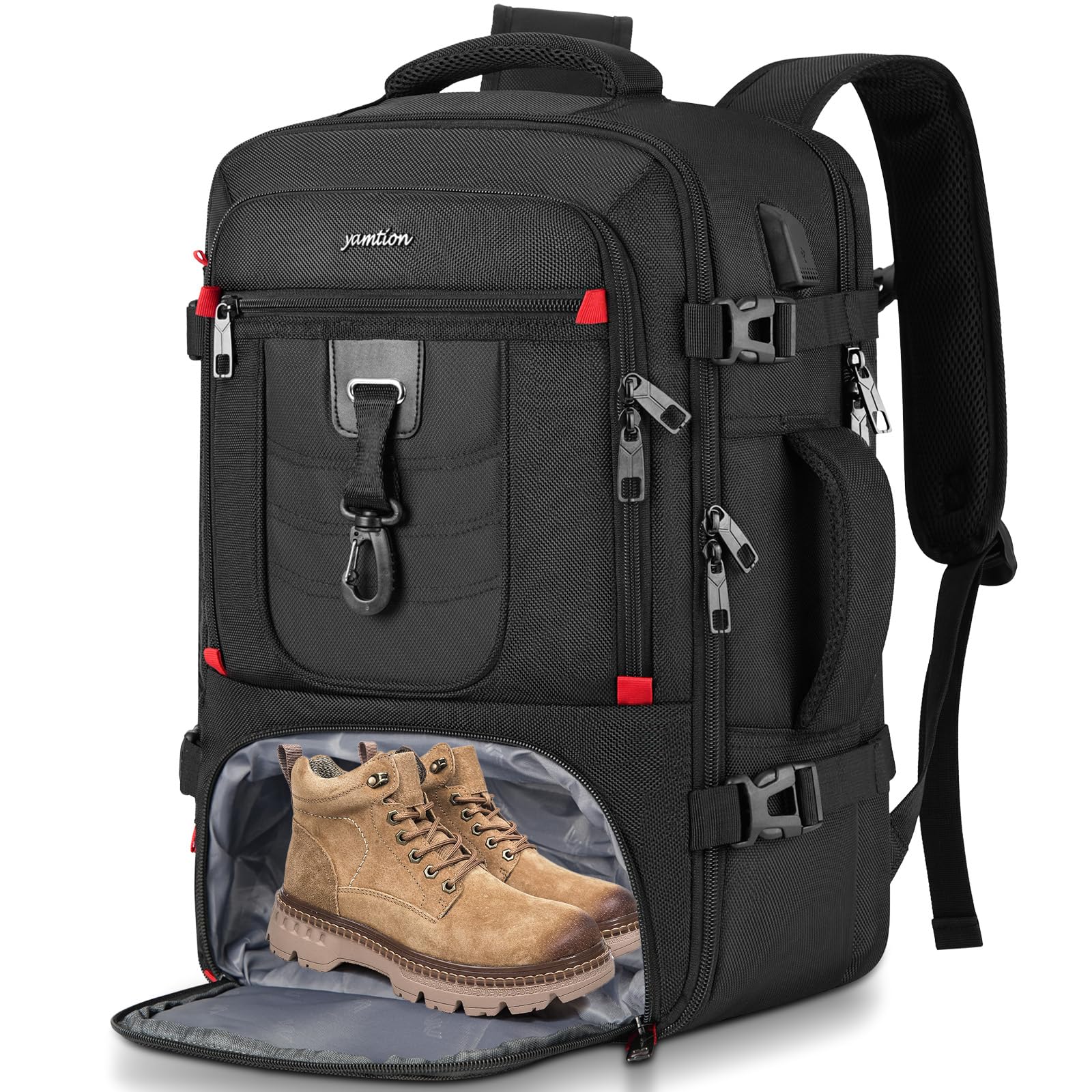 Carry On Travel Backpack for Men & Women - Airline Approved Laptop Backpack with 3 Packing Cubes, Weekender Bag & Mochila de Viaje - Perfect for Business Trips, College Commute & Weekend Getaways