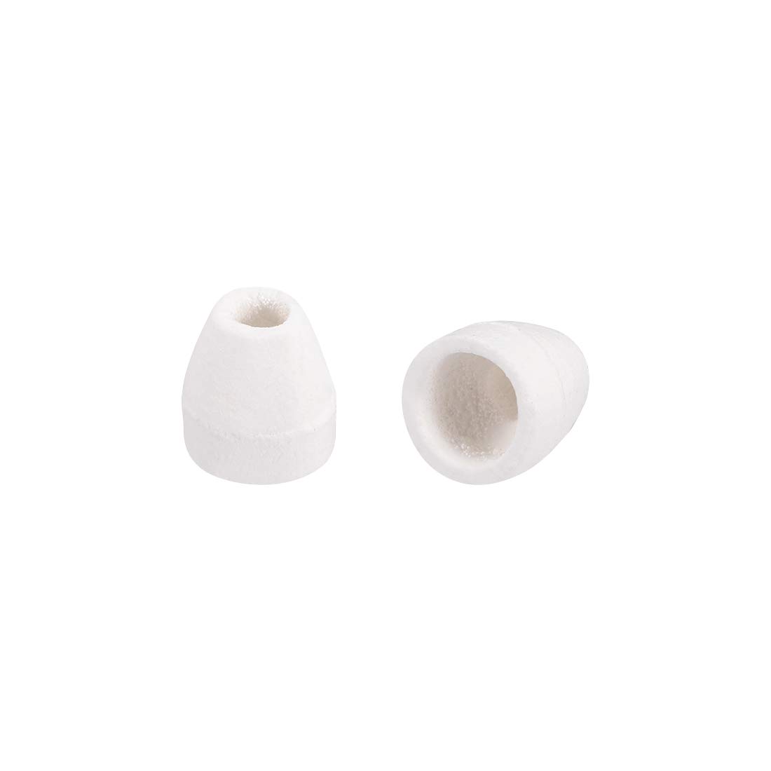 uxcell 400pcs Ceramic Electrical Insulator Beads, 2mm Dia Tapered Porcelain Tube, High Temp Resistant (1000°C) for Oven, Kiln & DIY Electronics Projects - Perfect for Jewelry Making, Pottery & Electrical Wiring