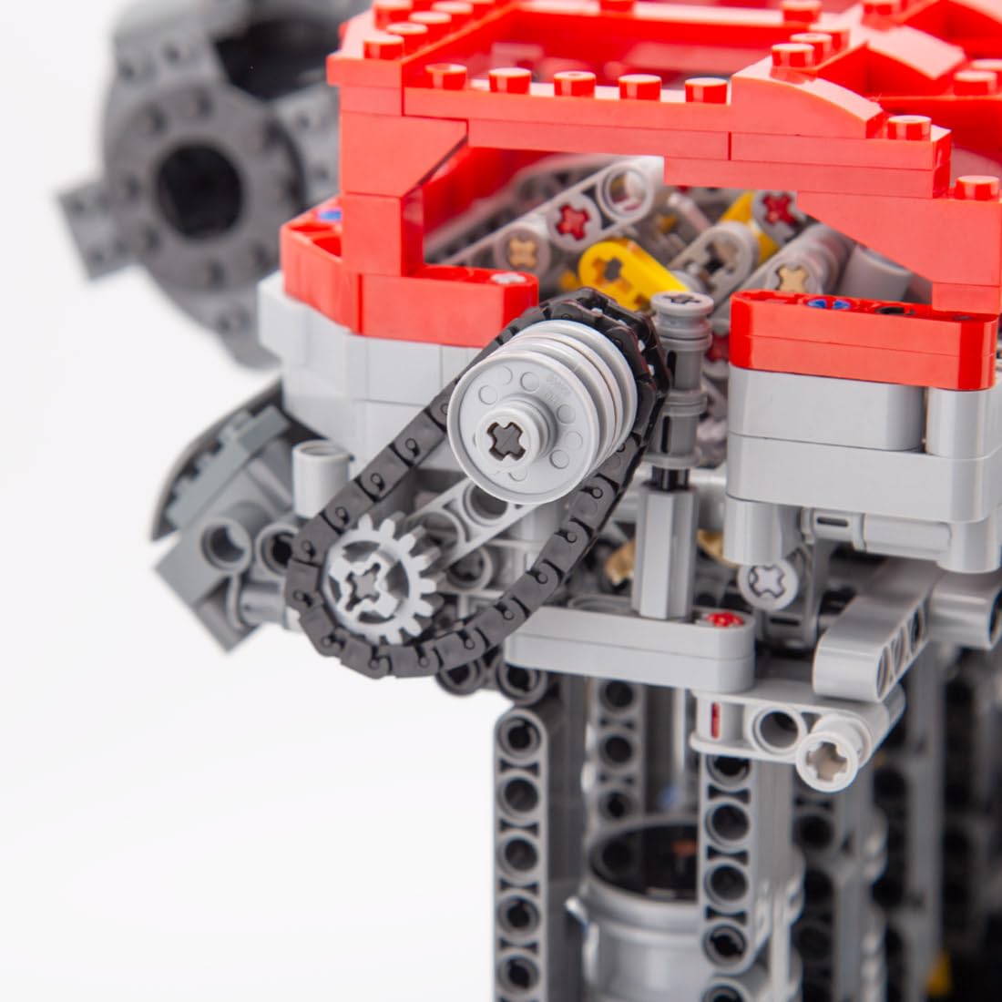 Kooteyybhyy Inline 6 Cylinder Engine Model Building Kit - 2013PCS Mini SOHC Turbocharged Engine Bricks with Working Mechanism, STEM Educational Toy for Adults | Perfect Gift for Car Enthusiasts & DIY Engine Builders (Great for Birthday, Office Display, and STEM Learning Projects)