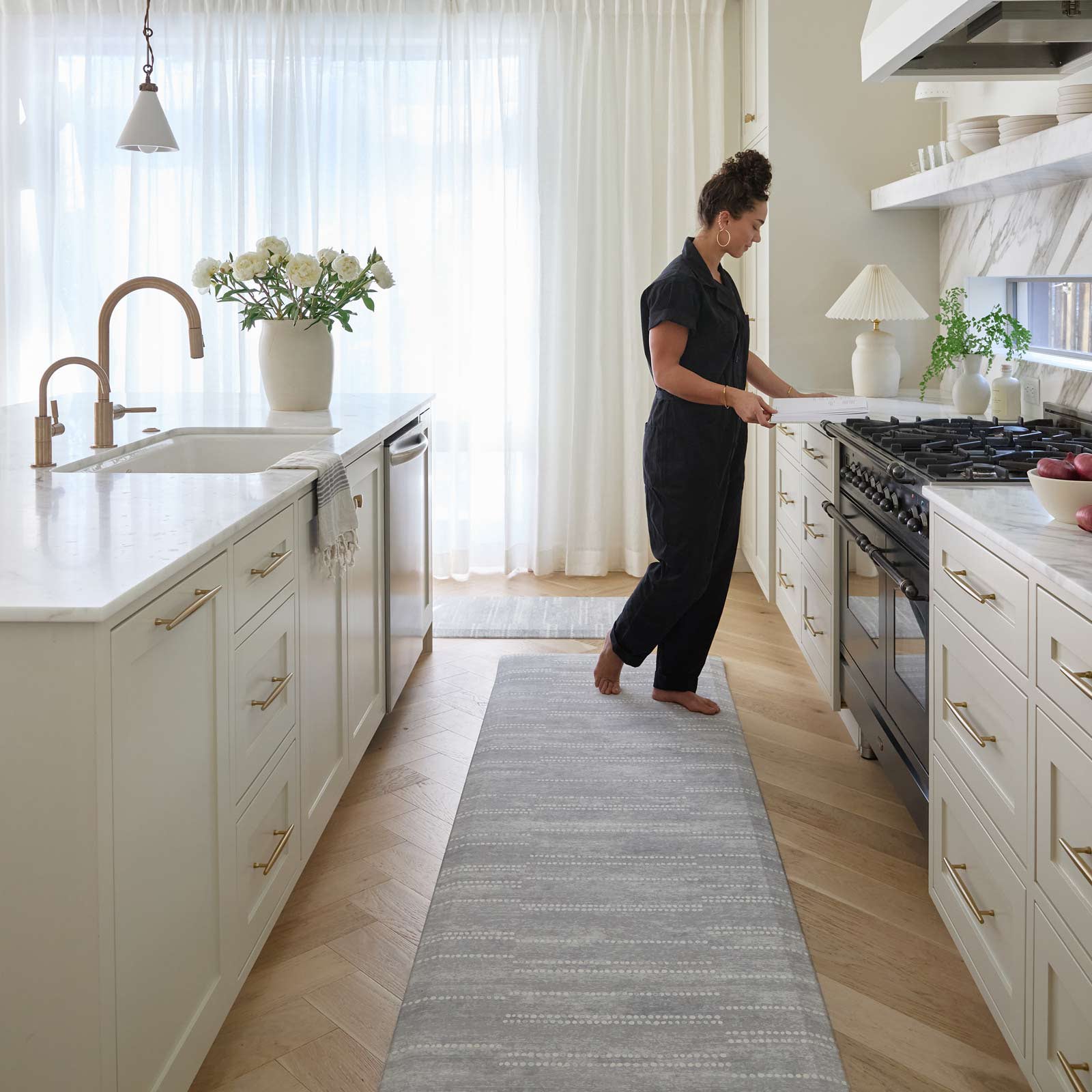 Premium Nama Standing Mat - Comfortable & Durable Anti-Fatigue Floor Mat for Work & Home - Perfect for Office, Kitchen, Standing Desk & Gym - Aspen Design