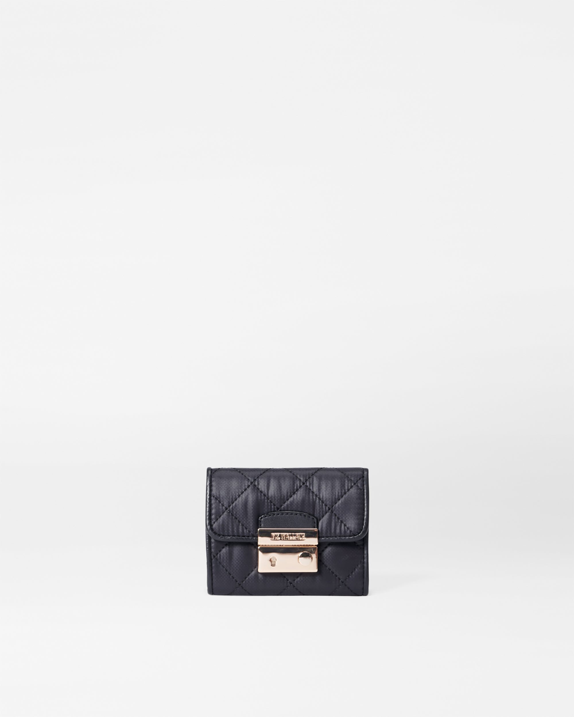 Premium Black Small Crosby Lock Wallet - Secure & Stylish RFID Blocking Leather Wallet for Men & Women - Perfect for Travel, Business & Everyday Use