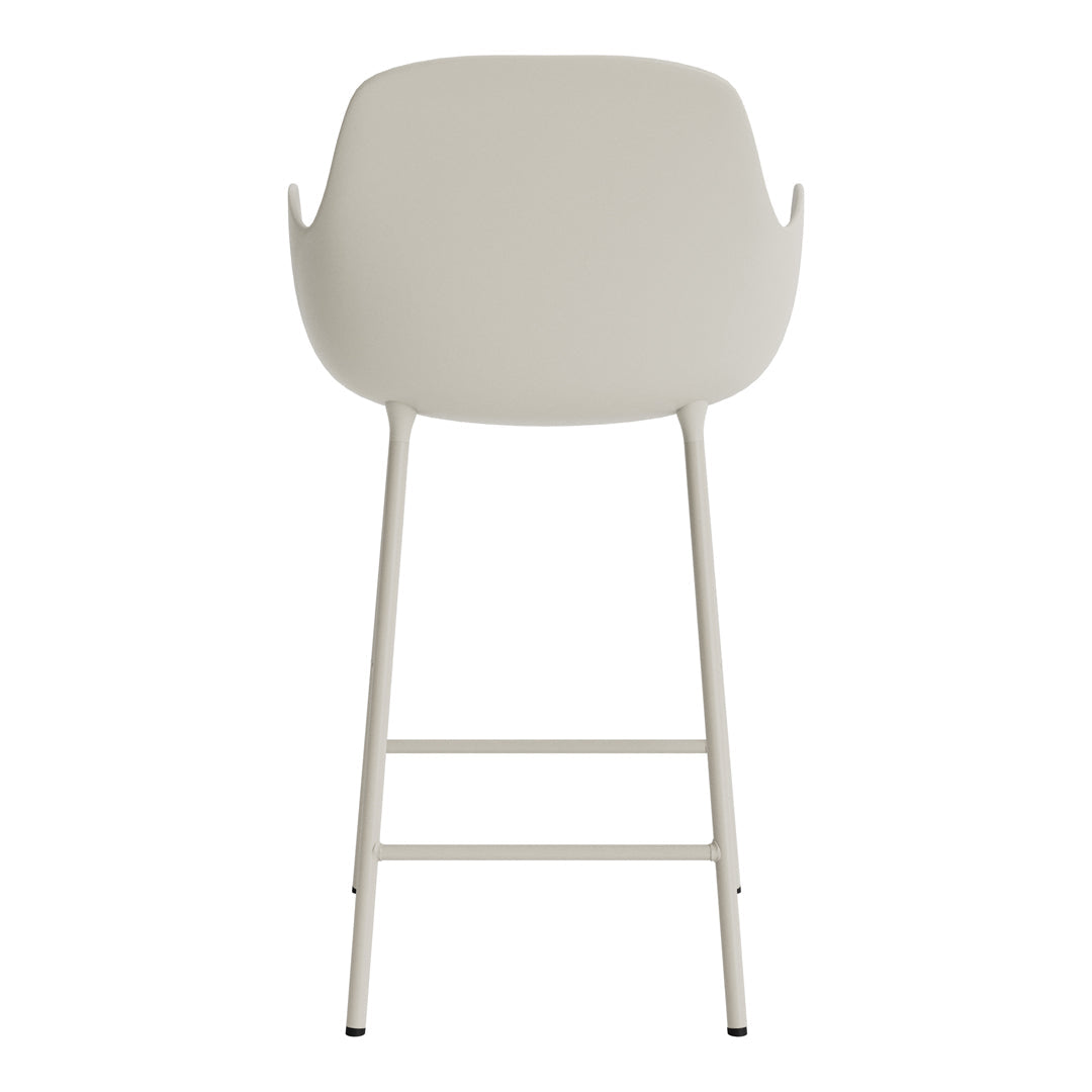 Modern Form Counter Armchair - Stylish Bar Stool for Kitchen Island, Breakfast Nook & Home Bar - Adjustable Height & Comfortable Seating for Dining & Entertaining