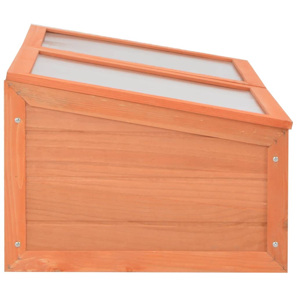 Portable Wooden Greenhouse for Plants - 39.4x19.7x13.4 Inch Raised Garden Planter Stand with Cooling Protection - Indoor Outdoor Decor for Home, Patio & Balcony Gardening