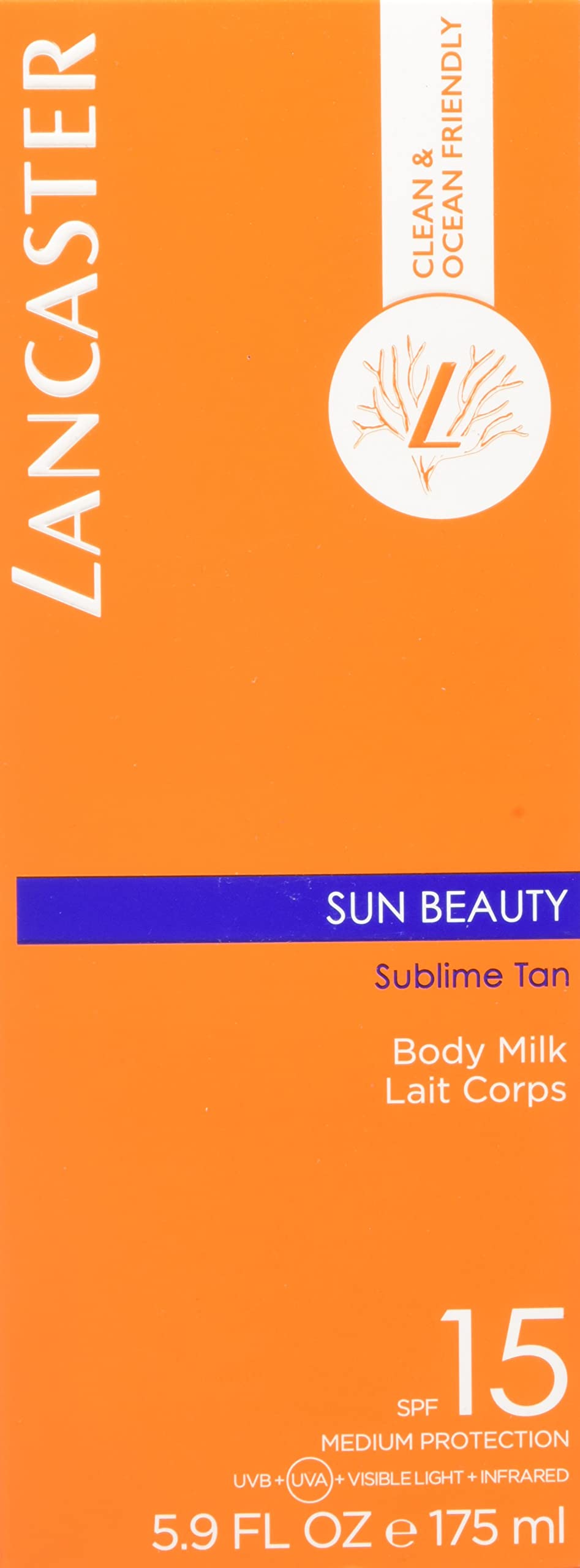 Lancaster Sun Beauty Body Milk SPF15 175ml & Golden Tan Maximizer After Sun Lotion 400ml - Hydrating Sun Protection & Post-Sun Care for Beach, Pool & Vacation Skin Care