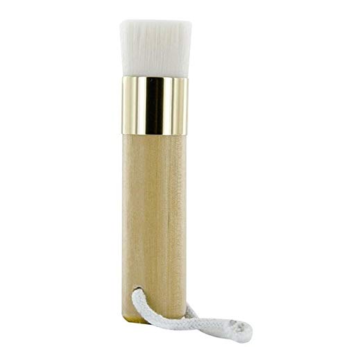 Deep Cleansing Facial Brush with Wooden Handle - Exfoliating & Blackhead Remover for Soft Skin | Perfect for Daily Skincare & Pore Minimizing Routine