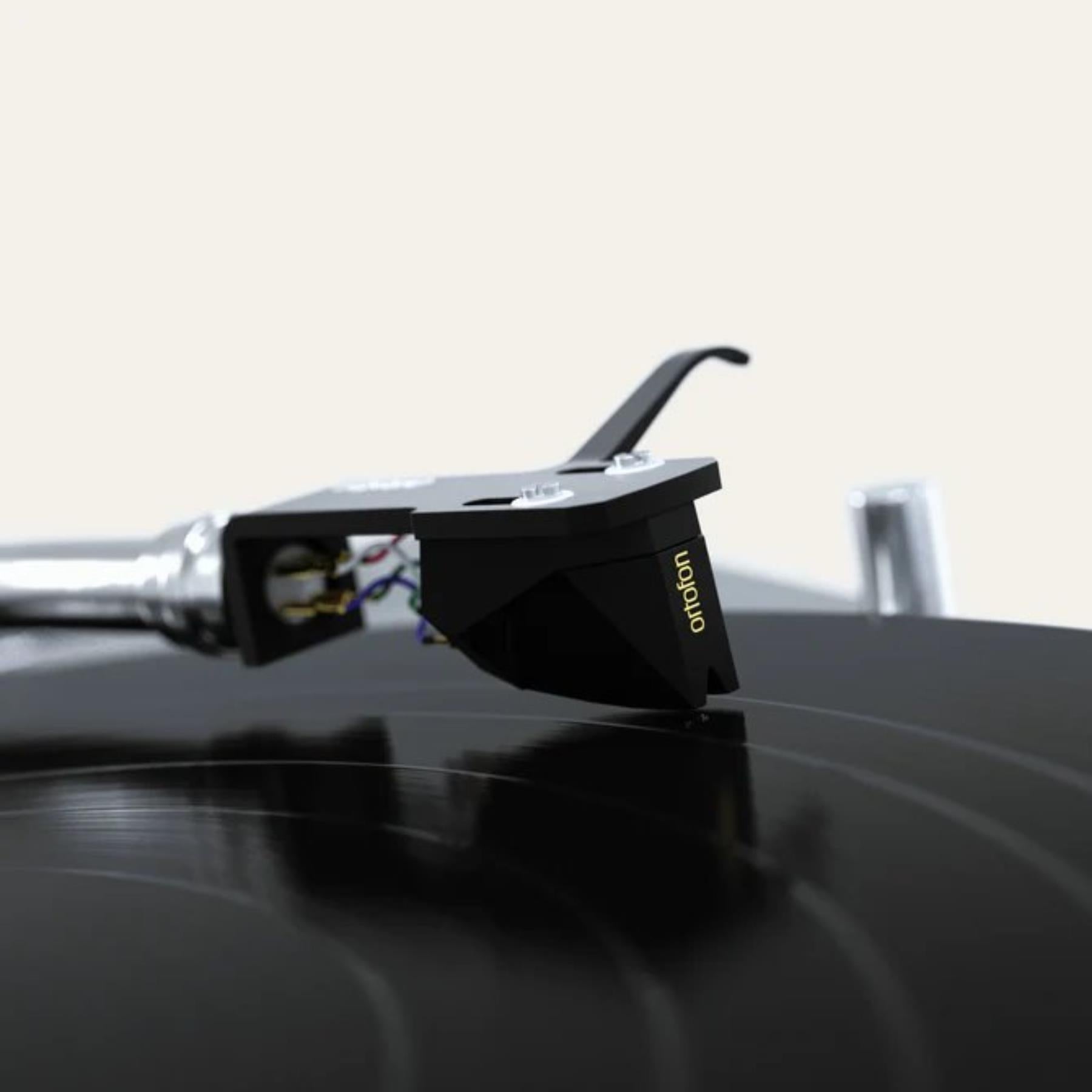 Ortofon 2M Black Moving Magnet Phono Cartridge - Premium Audiophile Vinyl Record Player Stylus (Pre-Mounted on SH-4 Headshell) - Perfect for Hi-Fi Turntables & Home Audio Systems