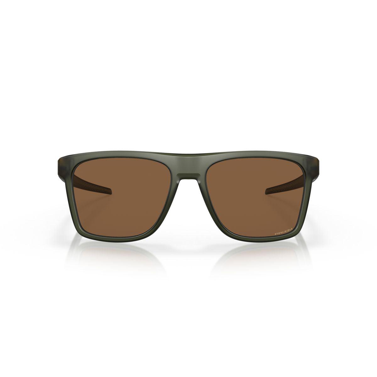 Oakley Leffingwell Sunglasses Matte Olive Ink with Prizm Bronze Lens 0OO9100 910011 - Polarized Sports & Outdoor Activities