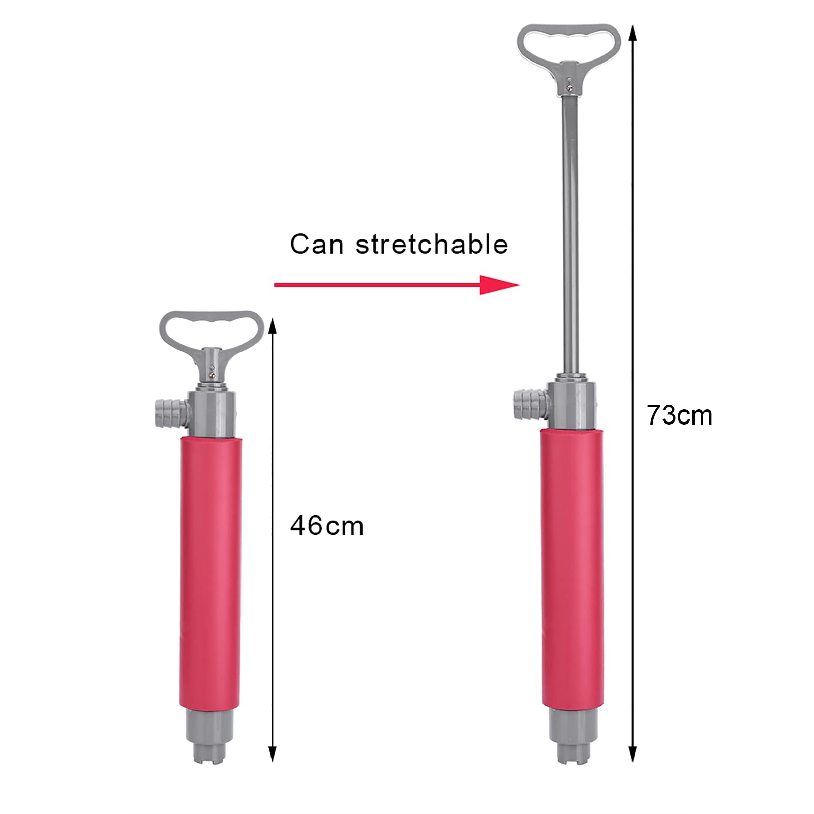 **Manual Kayak Bilge Pump - Hand Operated Water Remover for Kayaks & Canoes | Portable Floating Bilge Pump for Emergency & Marine Use**