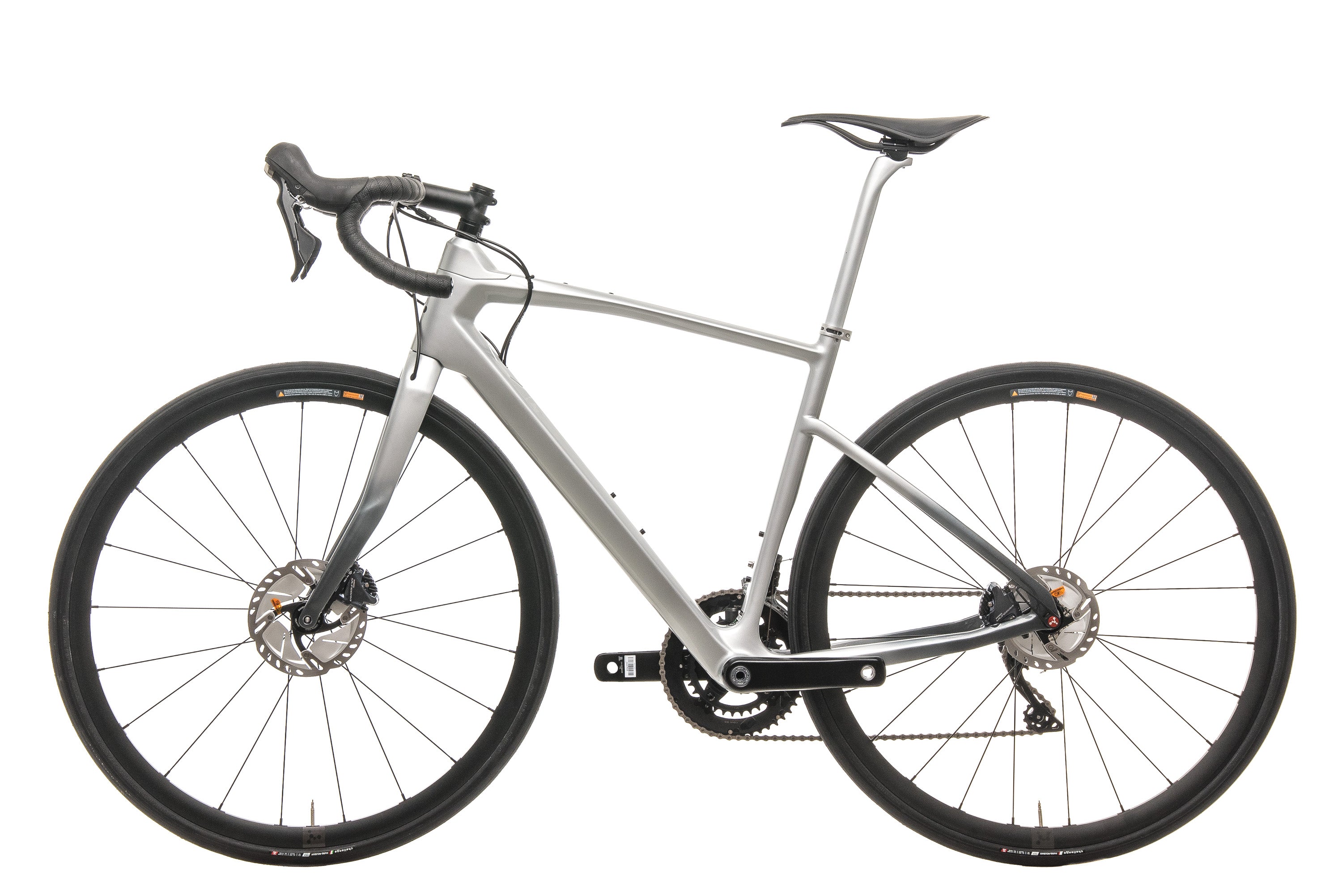 Argon 18 Krypton GF Disc Road Bike - Mercedes Benz Inspired Silver Finish (2019, Small) | Perfect for Commuting, Racing & Endurance Cycling