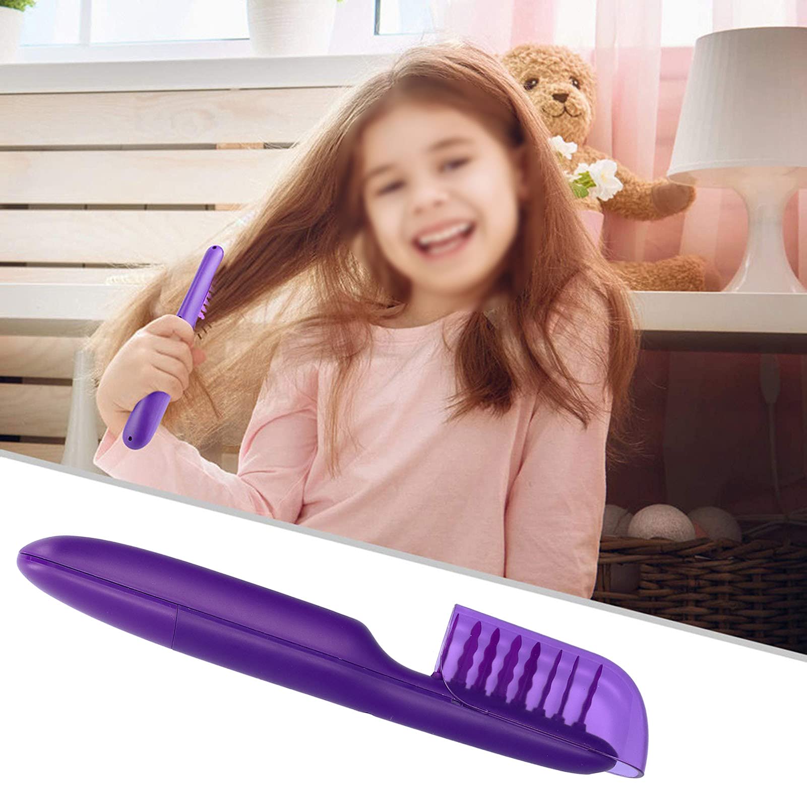 Professional Hair Straightener Comb - Durable Heat-Resistant Electric Hairbrush for Kids & Adults - Detangle & Smooth Hair - Perfect for Home, Travel & Salon Styling