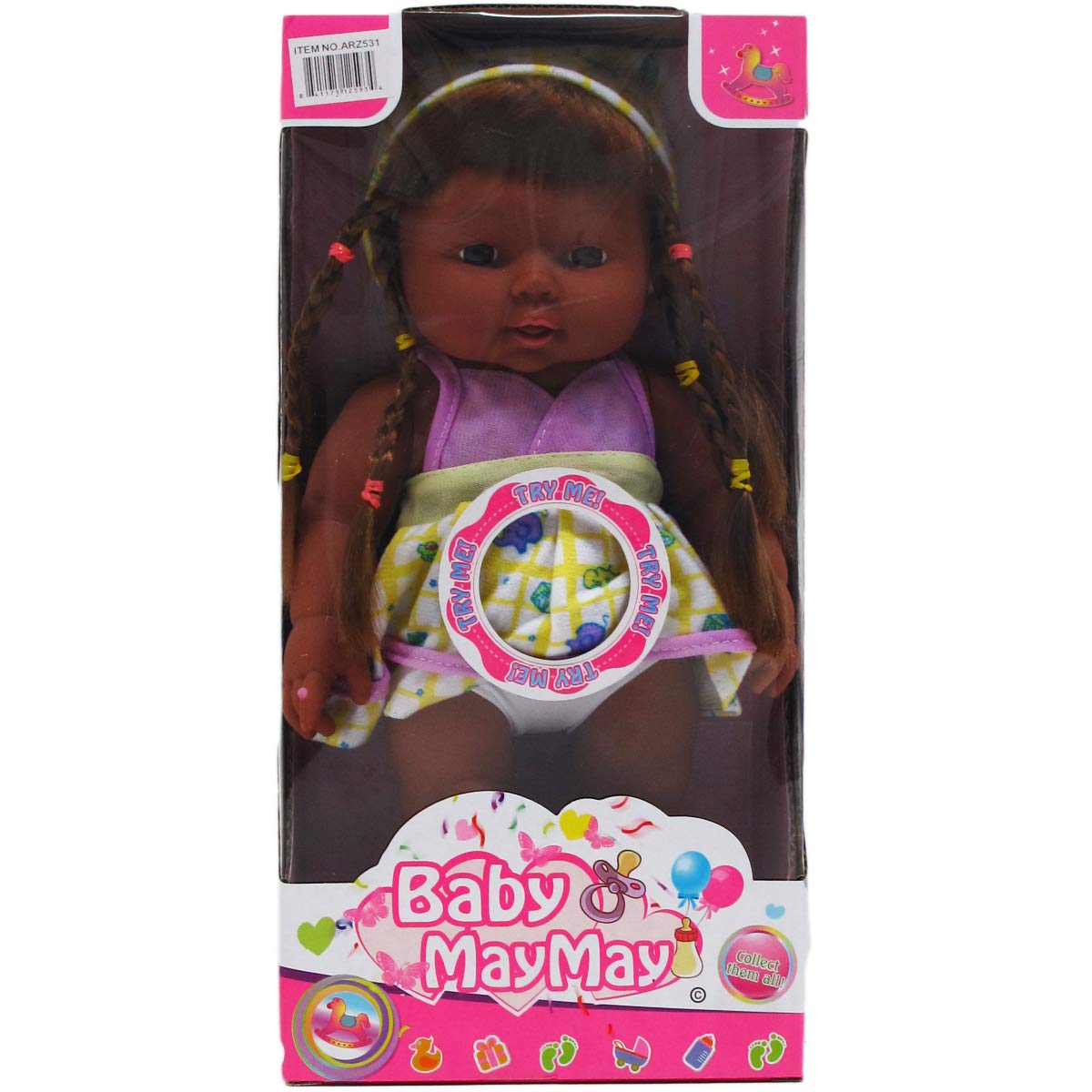 DDI 2322440 11-inch Battery Operated Multicultural Baby Doll - Pack of 12 - Perfect for Daycare, Playtime & Diversity Education