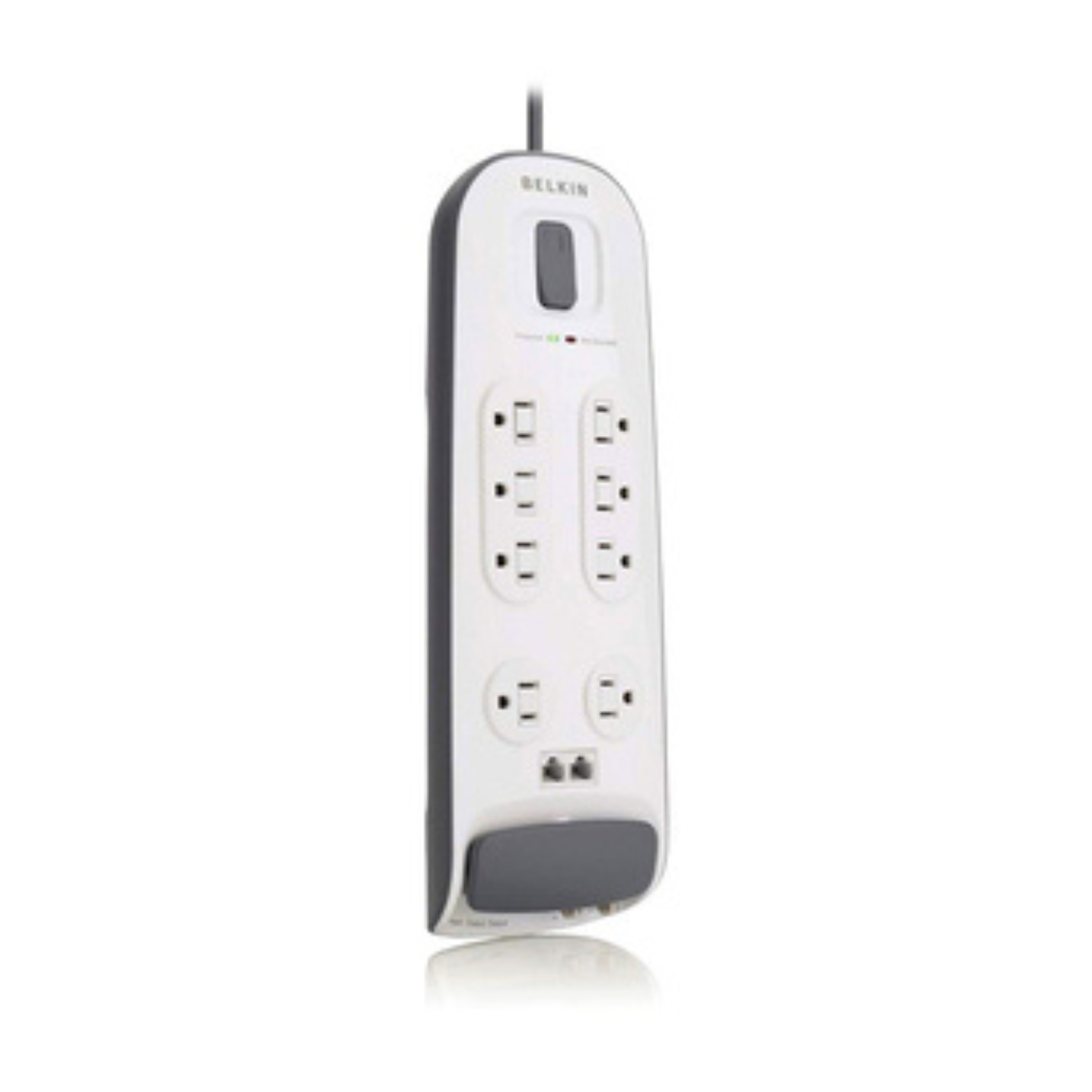 Belkin 8-Outlet Surge Protector with Telephone Protection - Power Strip for Home Office, Electronics & Computer Safety - Ideal for Workstations, Entertainment Centers & Home Appliances