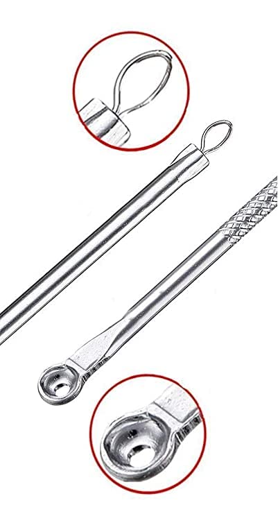 ADBHUTANAND Stainless Steel Blackhead & Acne Remover Tool - Pimple Extractor, Blemish Needle & Pore Cleaner for Face Skin Care | Perfect for Home Spa & Professional Skincare Routines