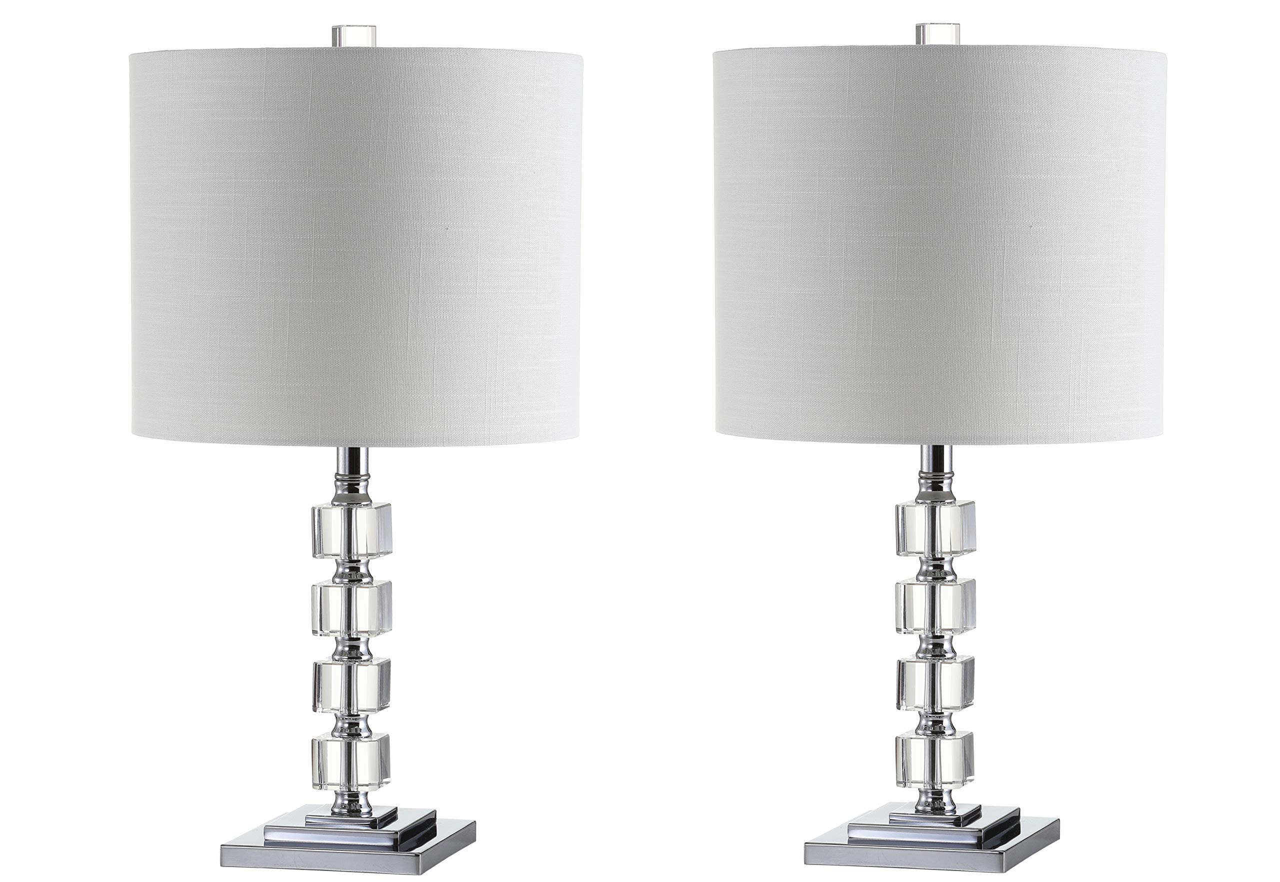 Jonathan Y JYL5040A-SET2 Set of 2 Modern LED Crystal Table Lamps - 22