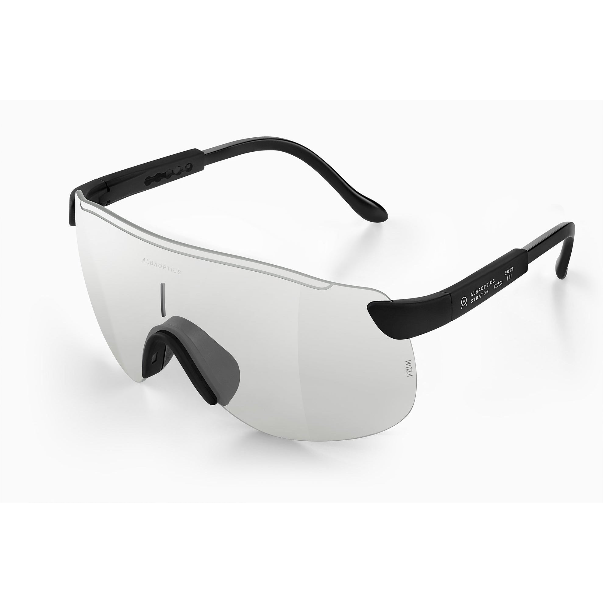 Stratos Black or White VZUM F Lens Photochromatic Sunglasses - Stylish & UV Protection for Outdoor Sports & Driving